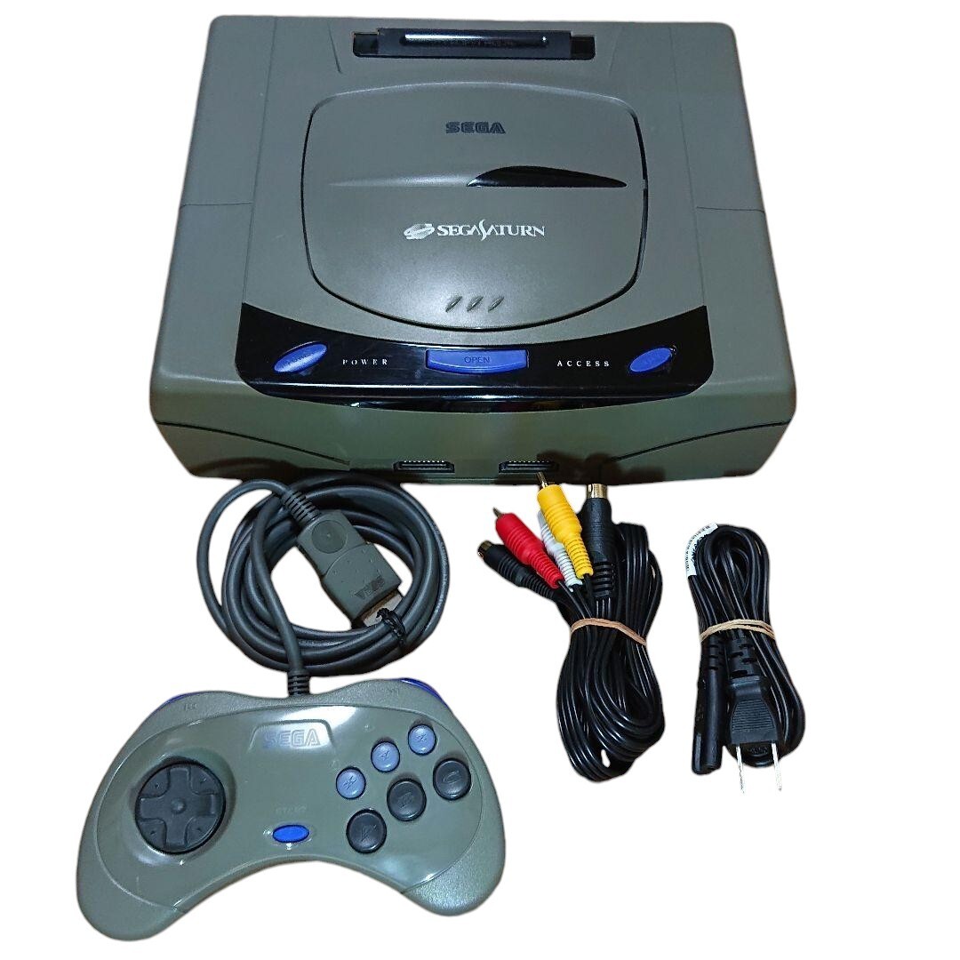 Sega Saturn Console Gray HST-3210 Japanese Version – Choose Your Accessories