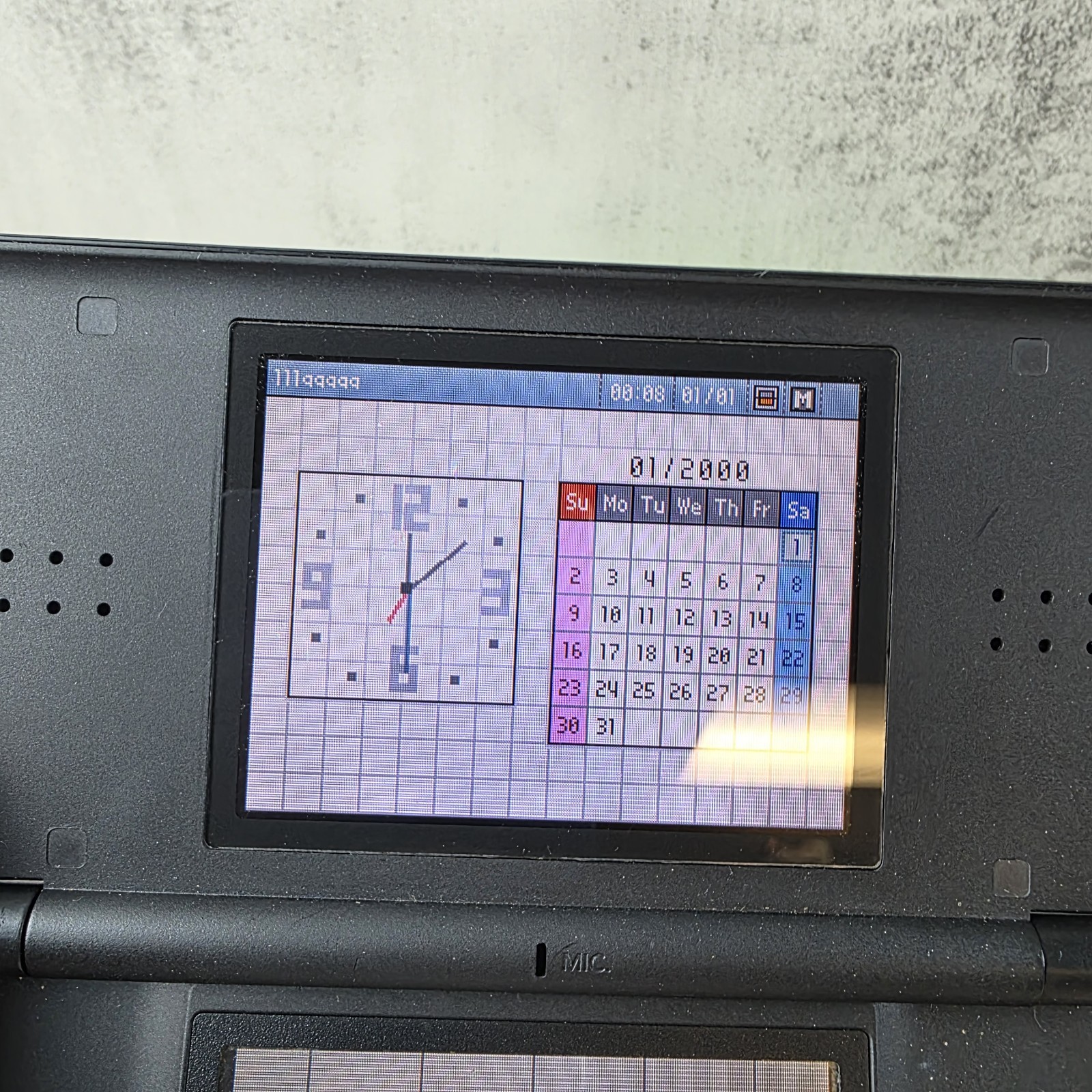 Nintendo DS Lite Black Handheld System USG-001 – Broken Screen Hinge