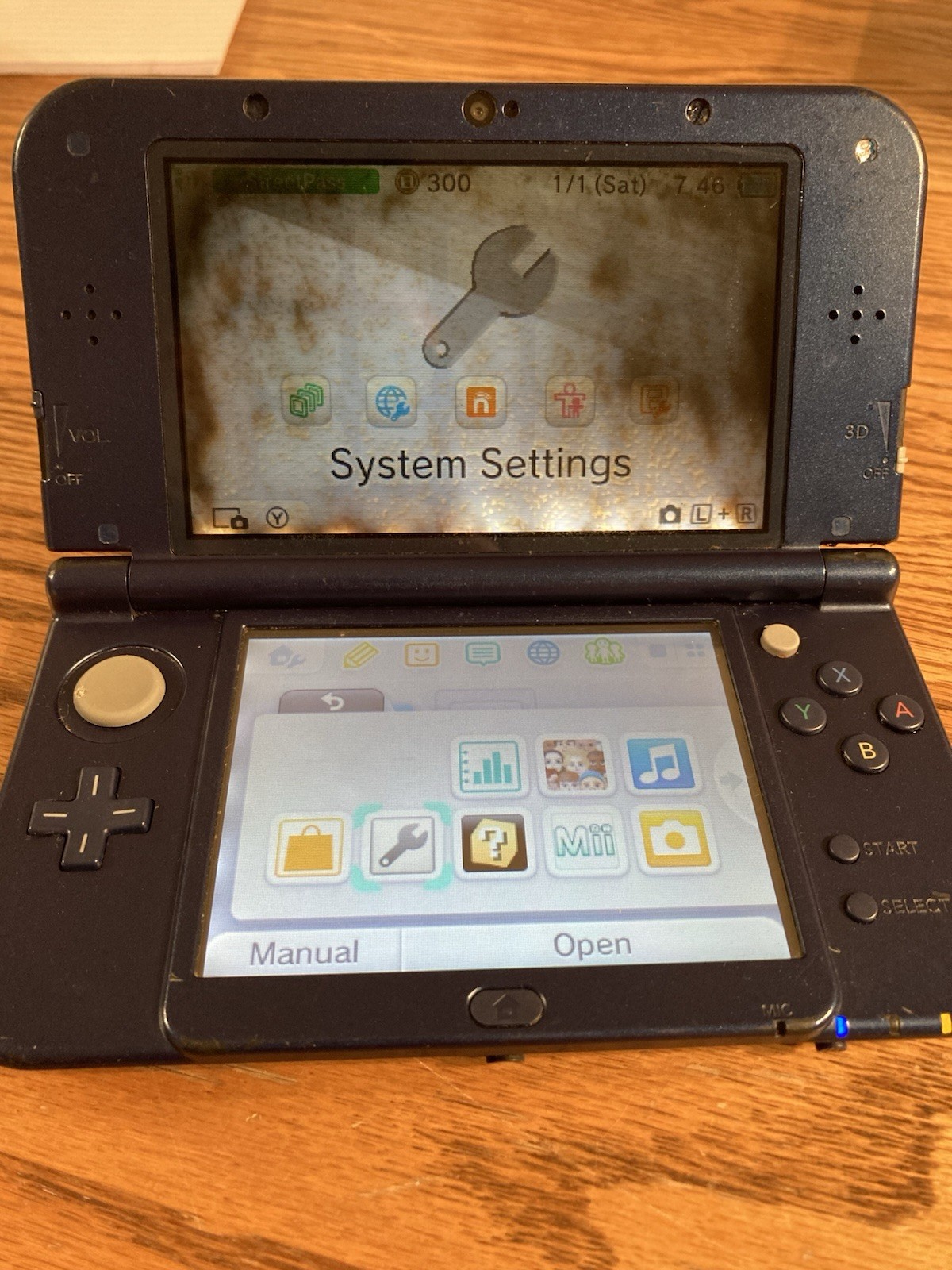 Nintendo 3DS XL Galaxy Edition Handheld System – READ