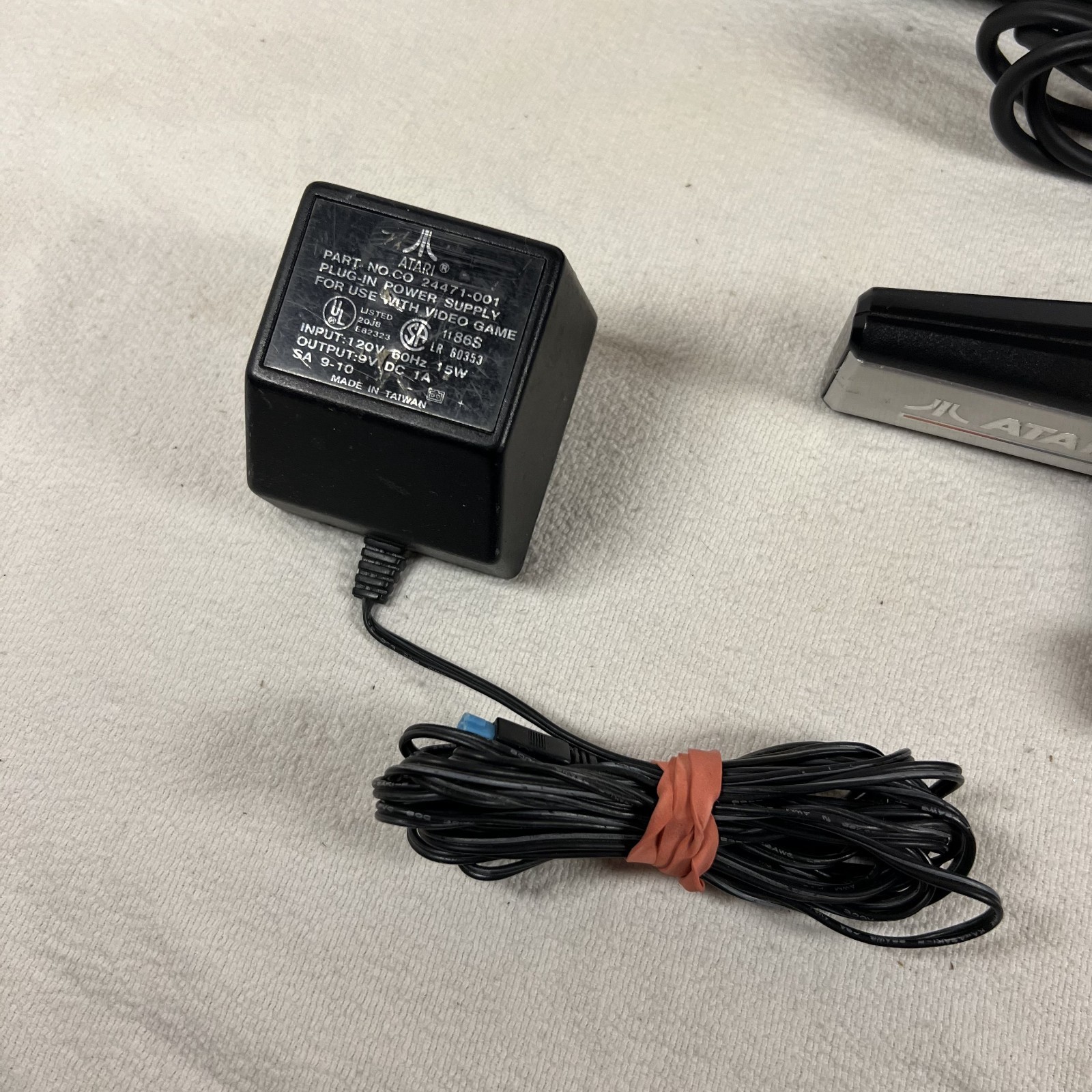 Atari 7800 Console Pro-System AV Mod + Controller & Cords Tested