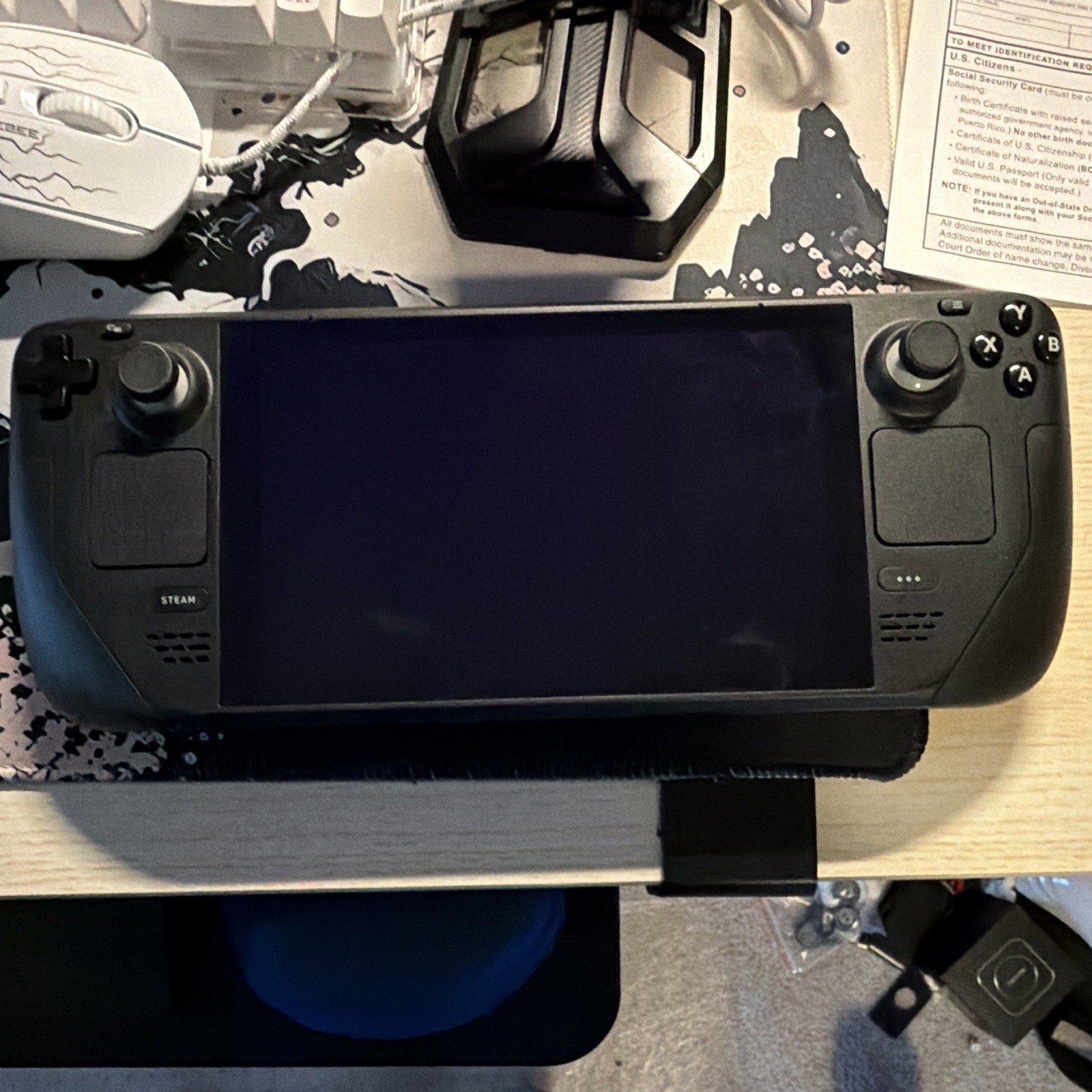 Valve Steam 256gb Deck LCD Handheld System Console Black USB-C Wi-Fi Region Free