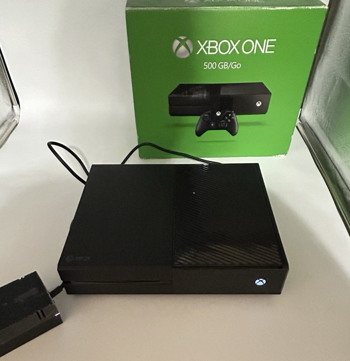 Microsoft Xbox One 1540 Console 500GB HDMI W Power Adapter Controller & Kinect