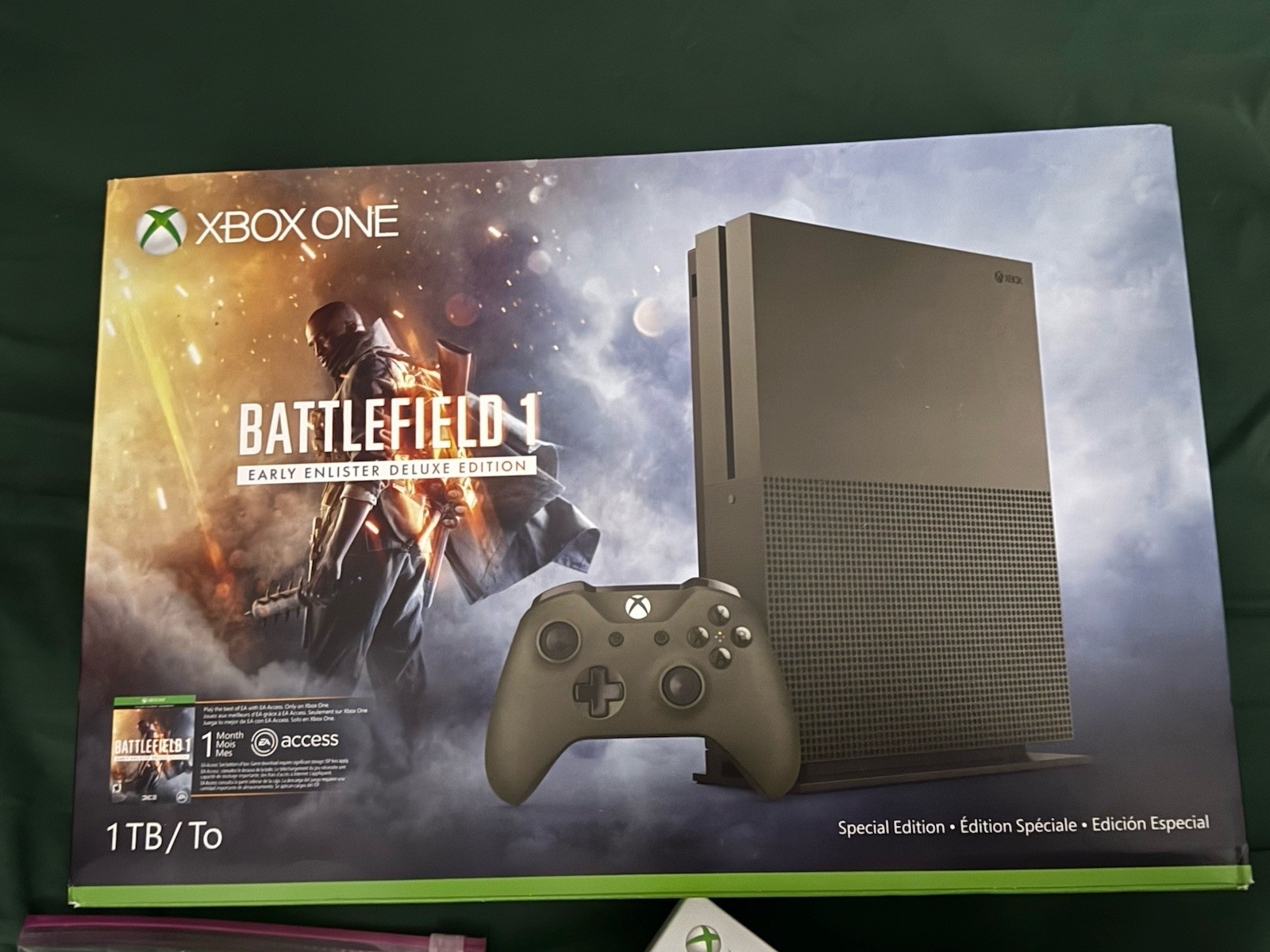 Xbox One Battlefield 1 Early Enlister Deluxe Edition 1TB Console (no game)