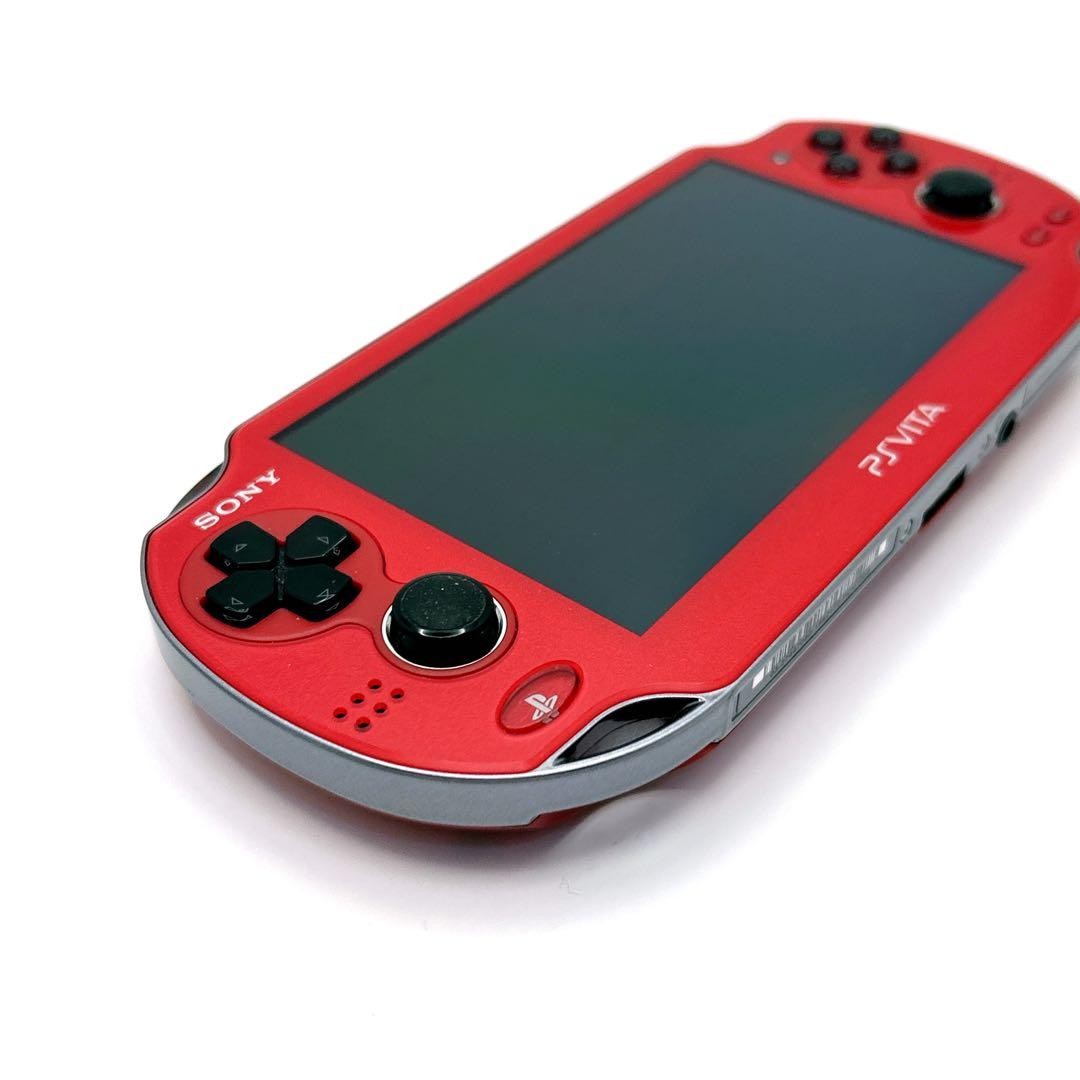 SONY PSVita PCH 1000 Console Cosmic Red with Charger