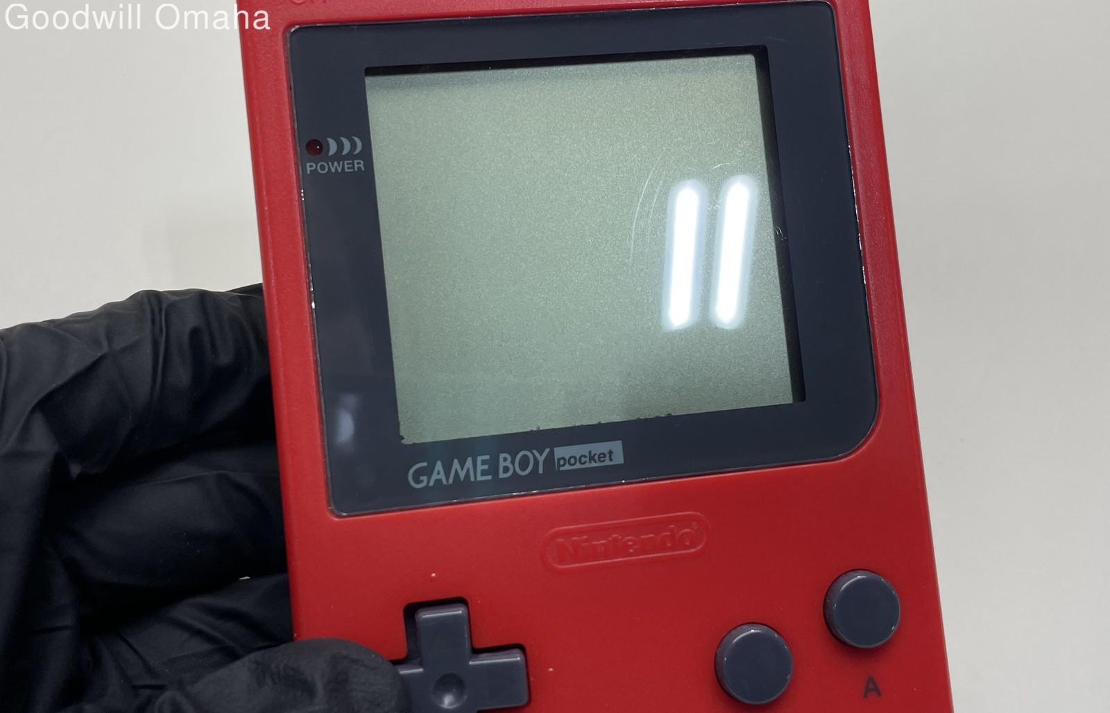 Nintendo Game Boy Pocket MGB-001 Red Handheld Console -TESTED- READ DESCRIPTION!