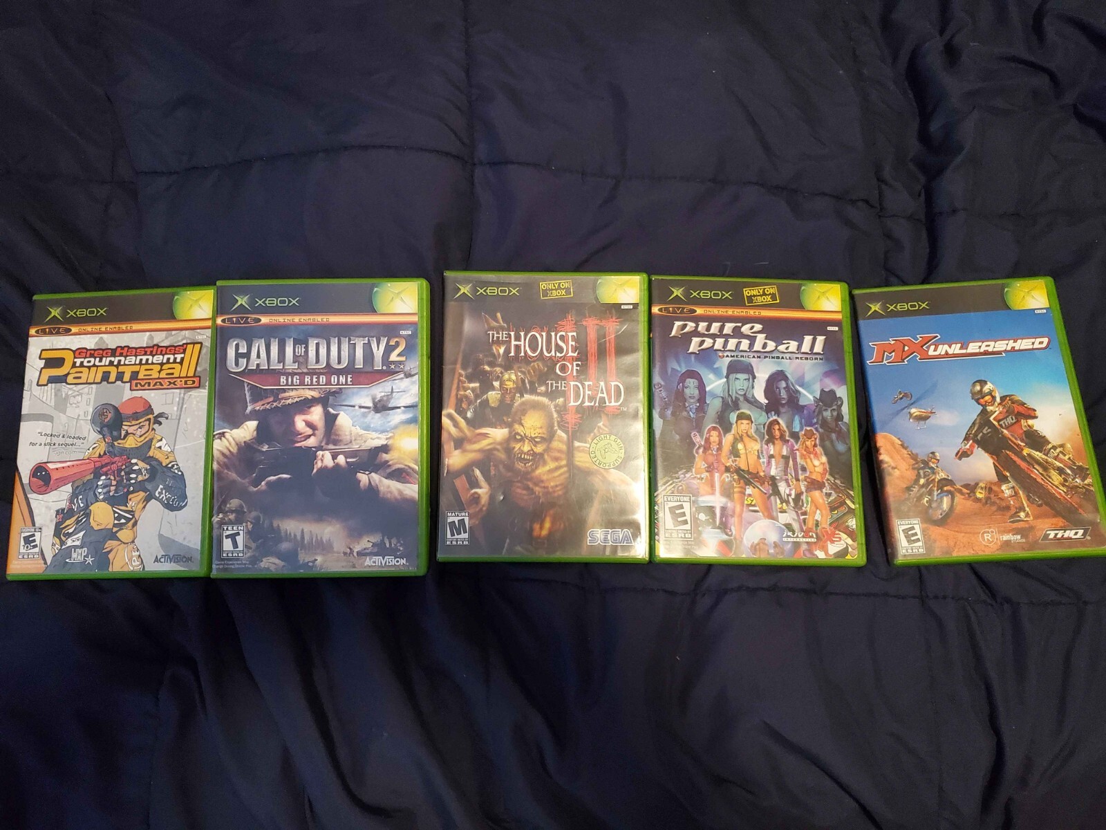 Original Microsoft Xbox – three controllers and 10 games