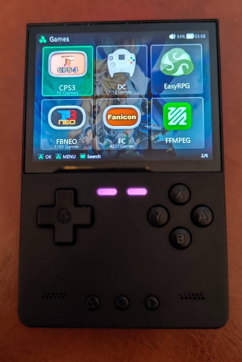 TrimUI Brick Black Retro Handheld Game Console with 64GB
