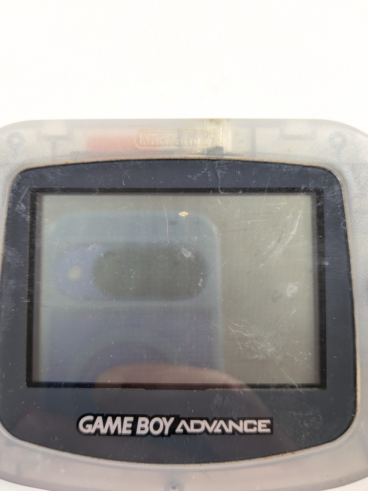 Nintendo Game Boy Advance AGB-001 Clear Glacier Tested