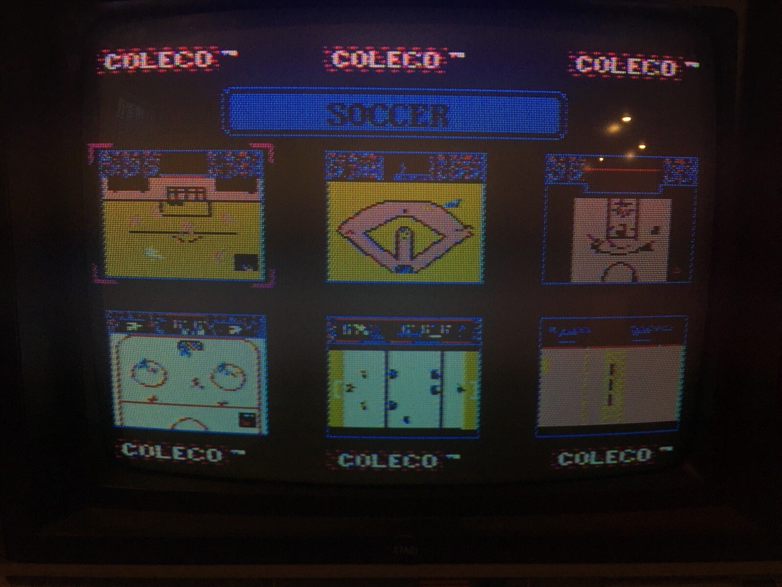 Coleco Video Game System 6 Built-In Games #60400 (2005) Open Box, Tested!
