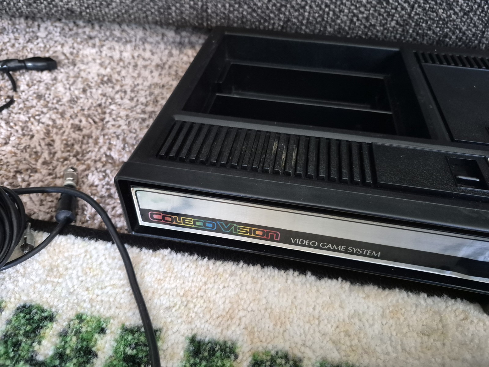 Colecovision Console Bundle Lot Controllers Cords Works Loads Games READ ALL