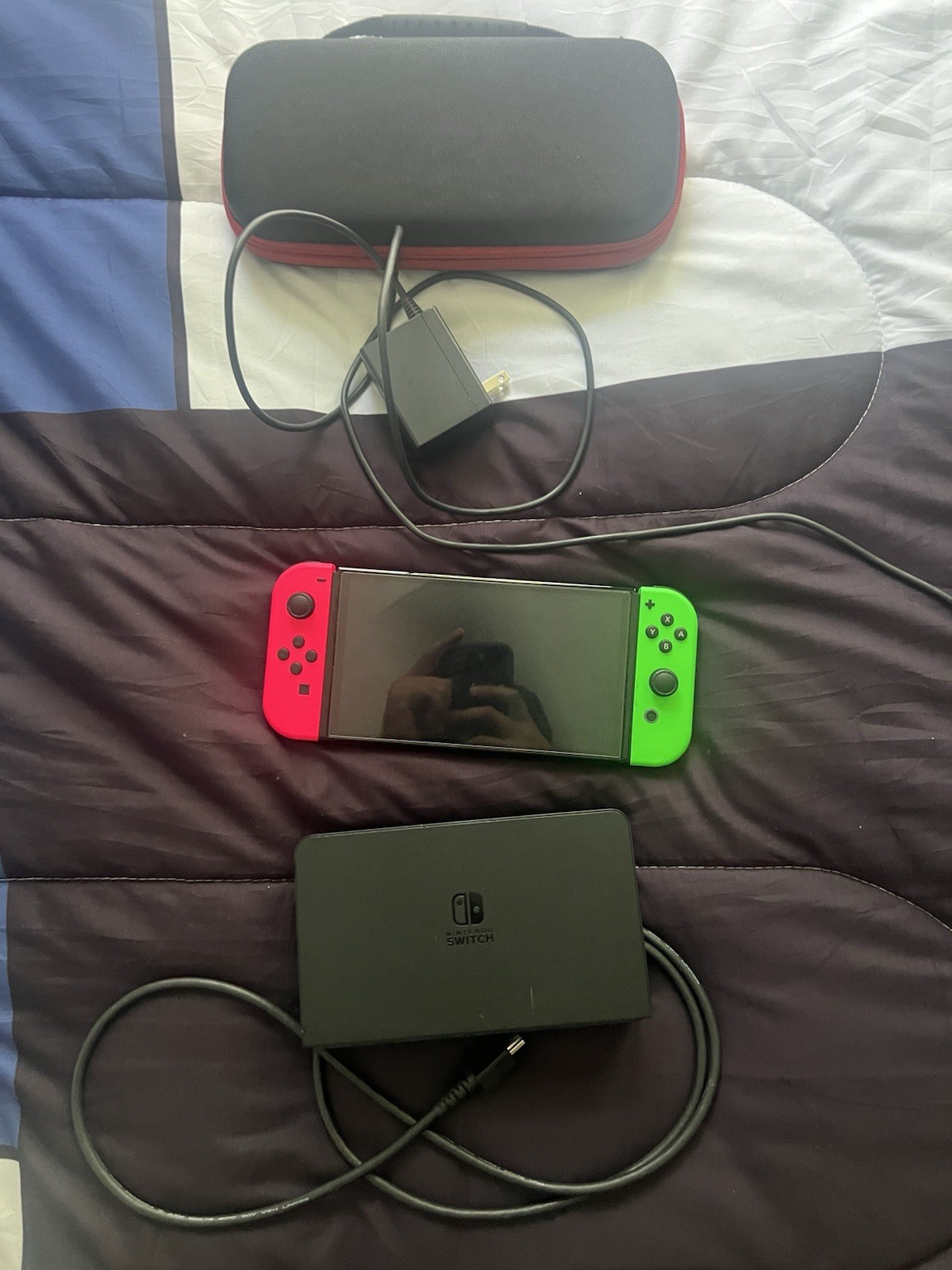 Nintendo Switch OLED Model 64GB With Screen Protector, Case, 256 GB Sd Card
