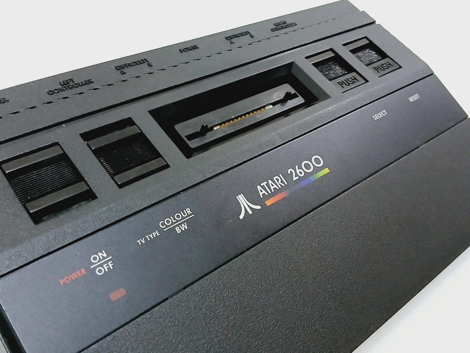 Atari Junior Jr 2600 Vader Black Strip Console with 6 Games. Read Description