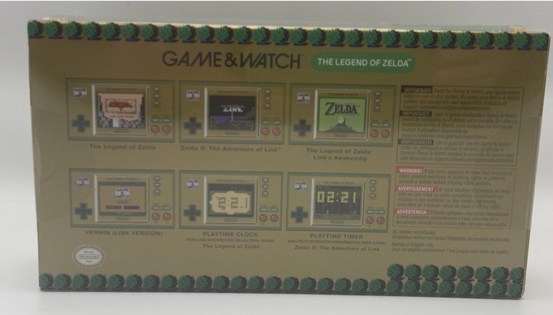 Nintendo Game & Watch Color Screen The Legend of Zelda Handheld Console Sealed