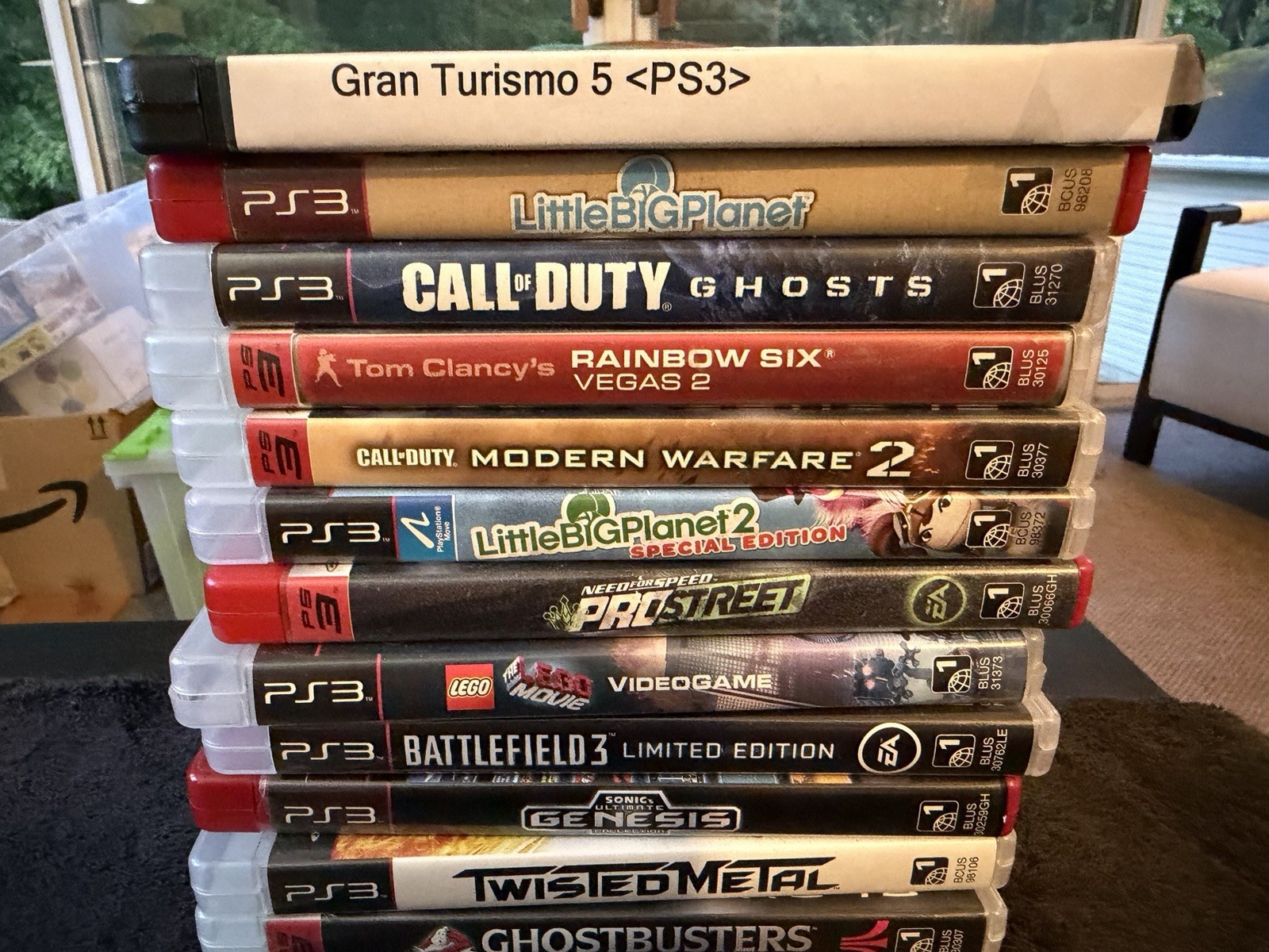 Sony PlayStation 3 PS3 Slim 160GB Console CECH-3001A Bundle with 13 Games