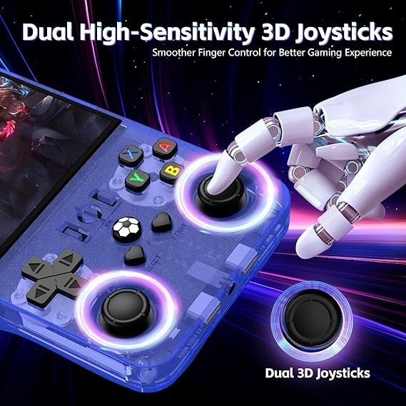 R36S Retro Handheld Video RGame Console 64GB 20000+ Games 3.5 Inch IPS Screen US