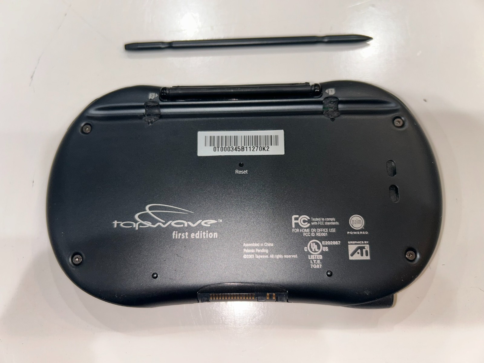 Tapwave Zodiac 2 w OEM AC Adapter and New Hard Metal Carrying Case + Earbuds #2