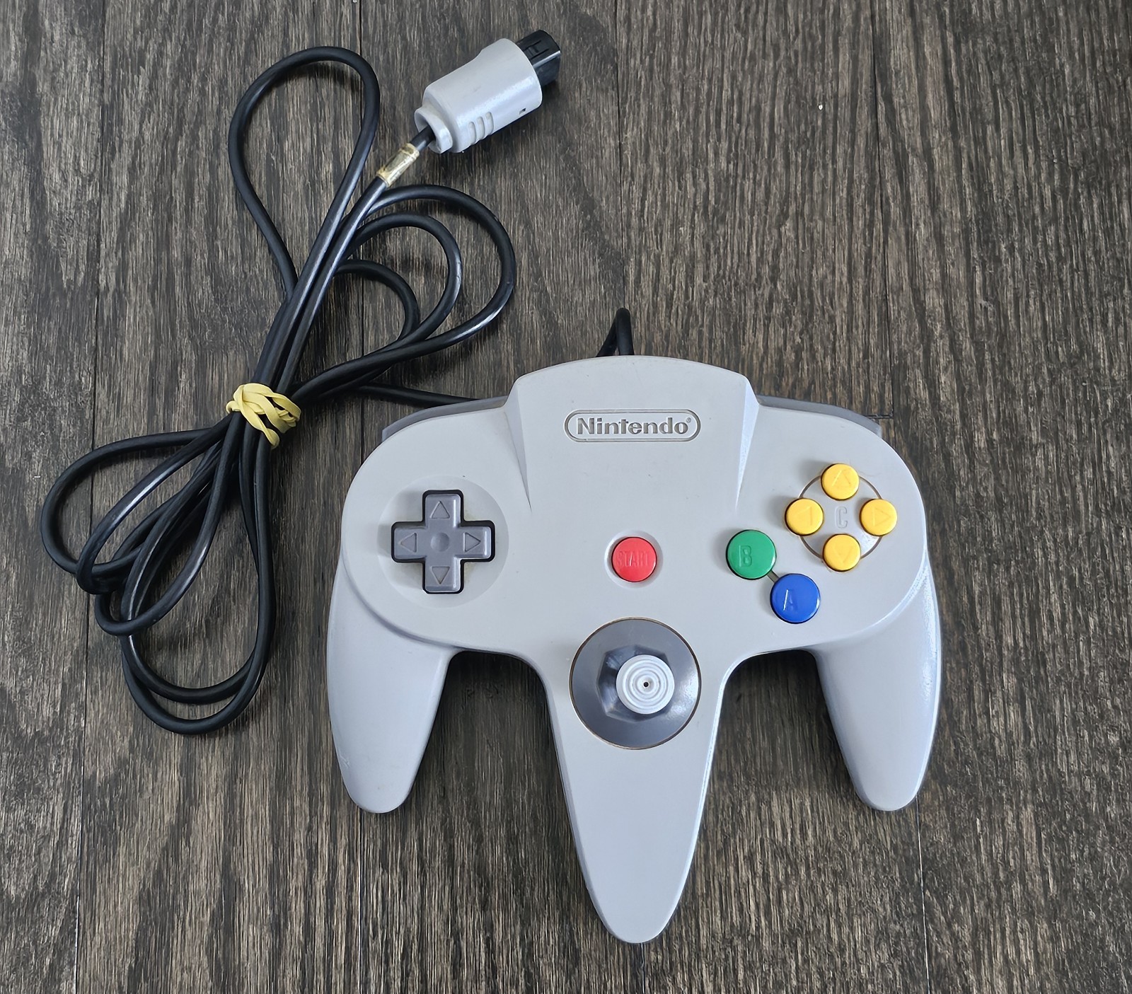 Nintendo 64 Console Bundle w/ OEM Controller and OEM Cords. Tested And Works!