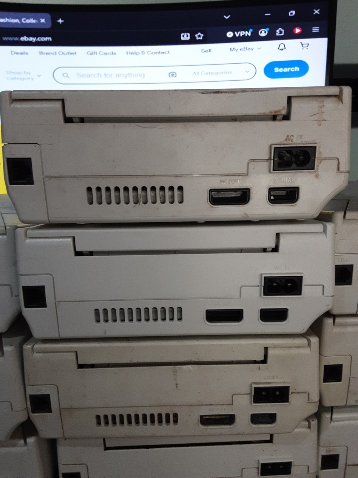 Lot Of 10 Broken Sega Dreamcast Consoles Various Issues