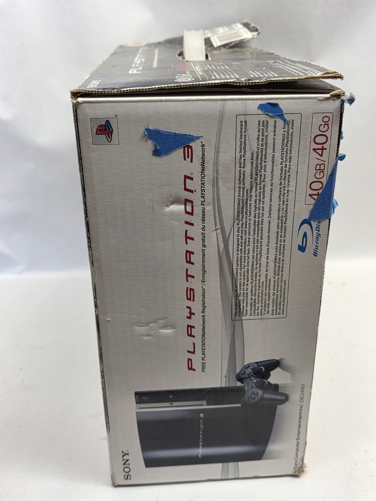 Sony PlayStation 3 CECHH01 – BLINKING POWER LED / YLOD 40GB backward Compatible