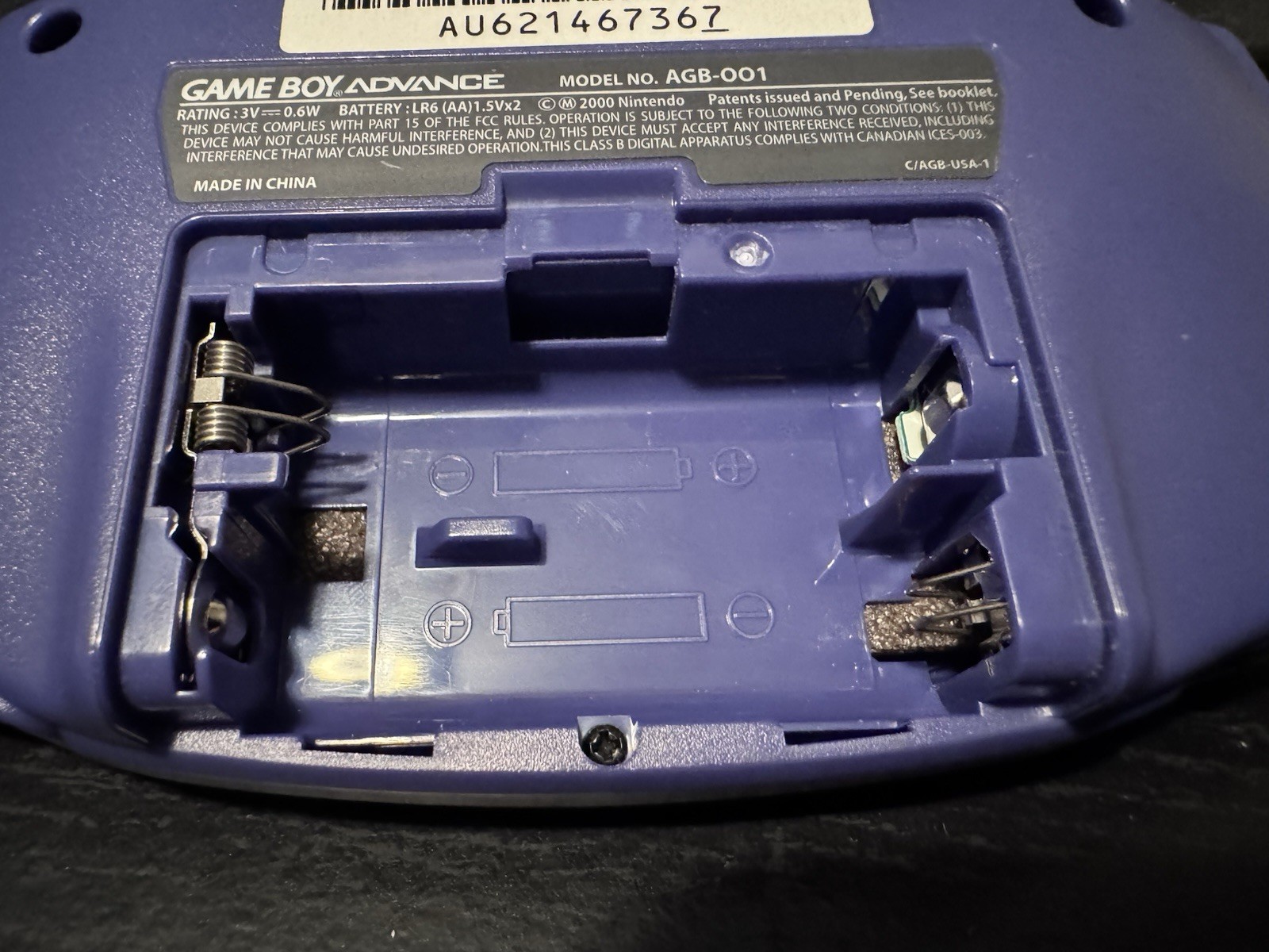 Nintendo Game Boy Advance Handheld System – Indigo