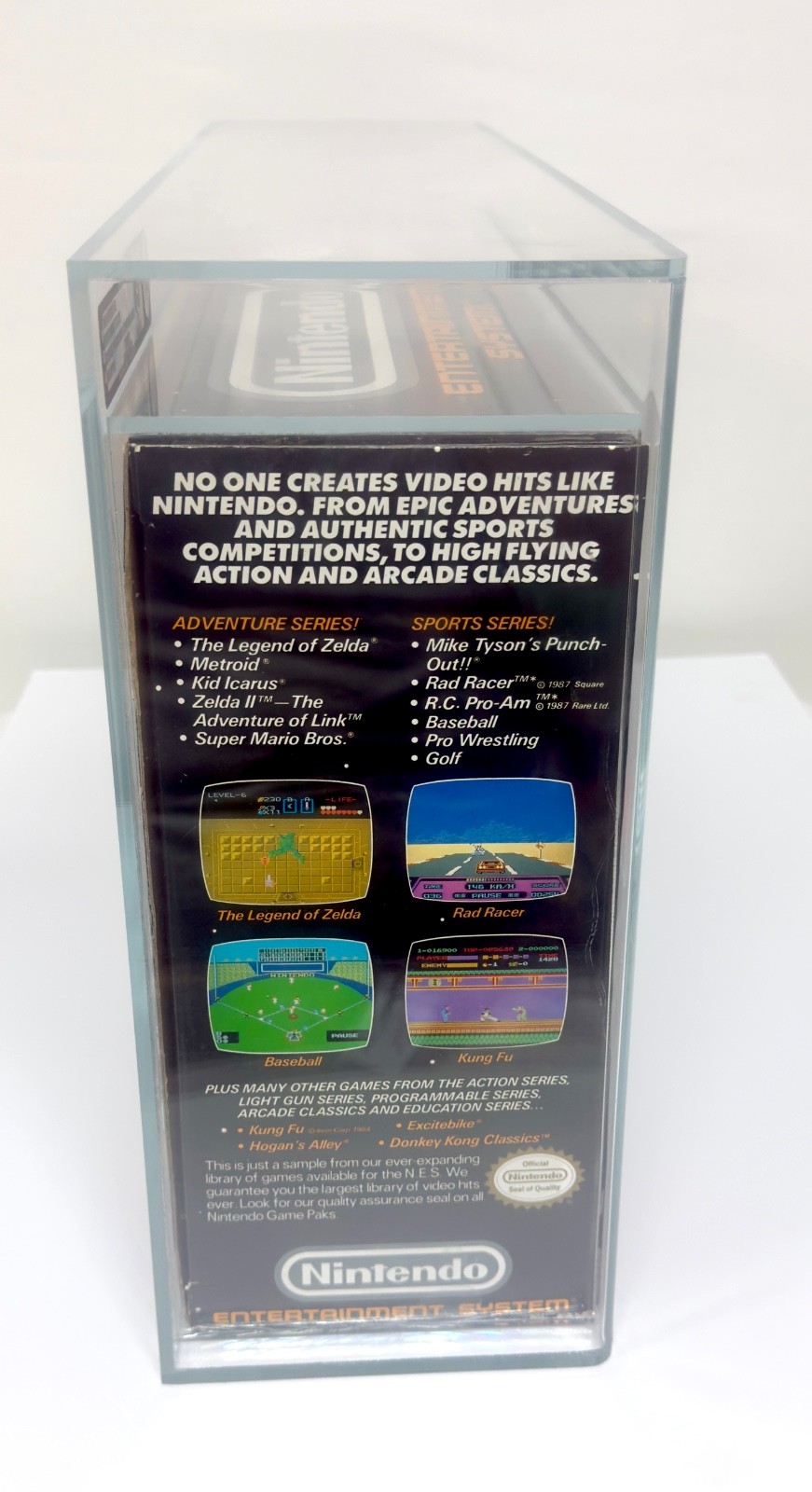 Nintendo Entertainment System Action Set Console VGA 85+ NM+ Qualified _STUNNING