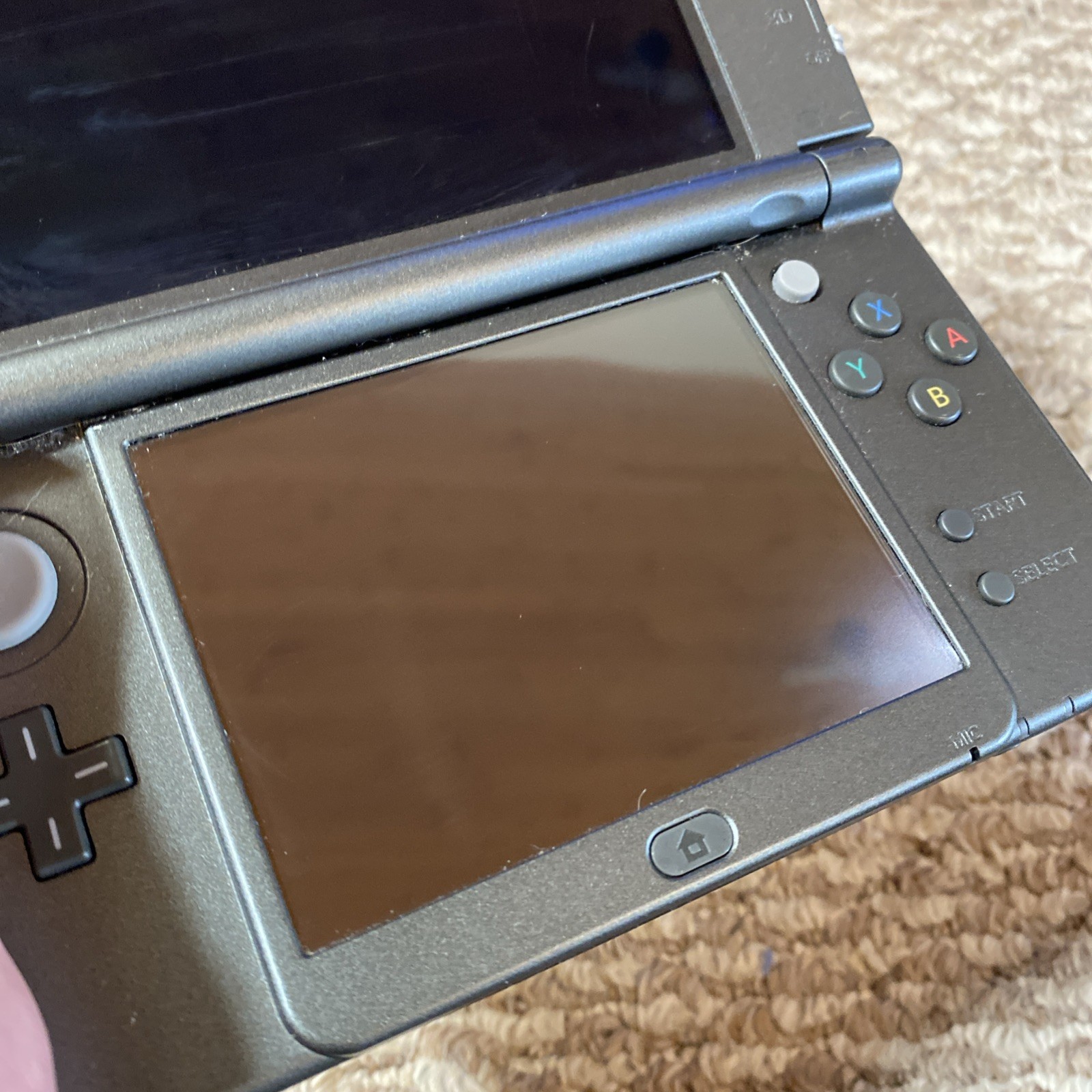 New Nintendo 3DS XL Metallic Black USA Top IPS With Charger