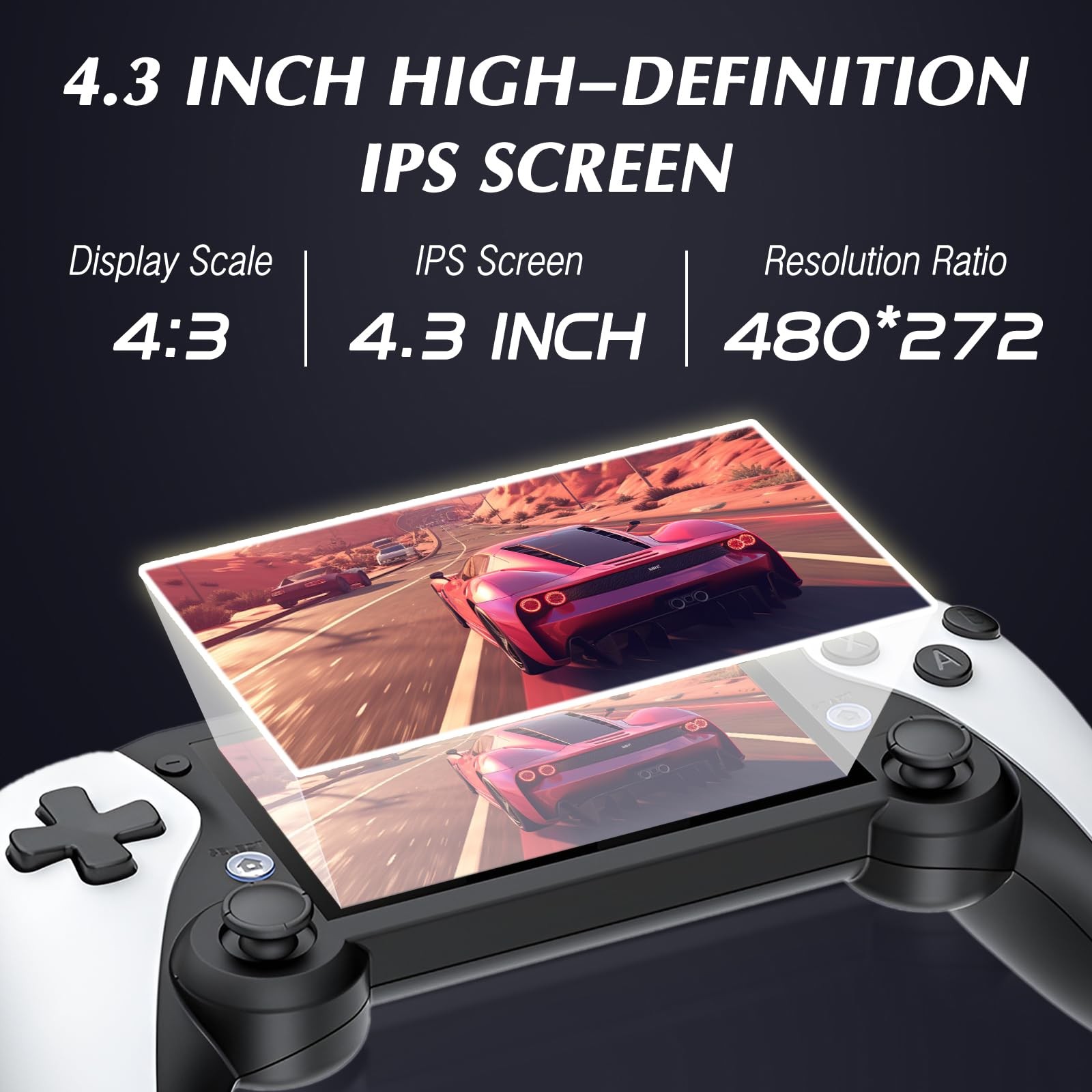 SAMIQU M25 Retro Handheld Game Console – New Retro Game Player with 3000mAh B…