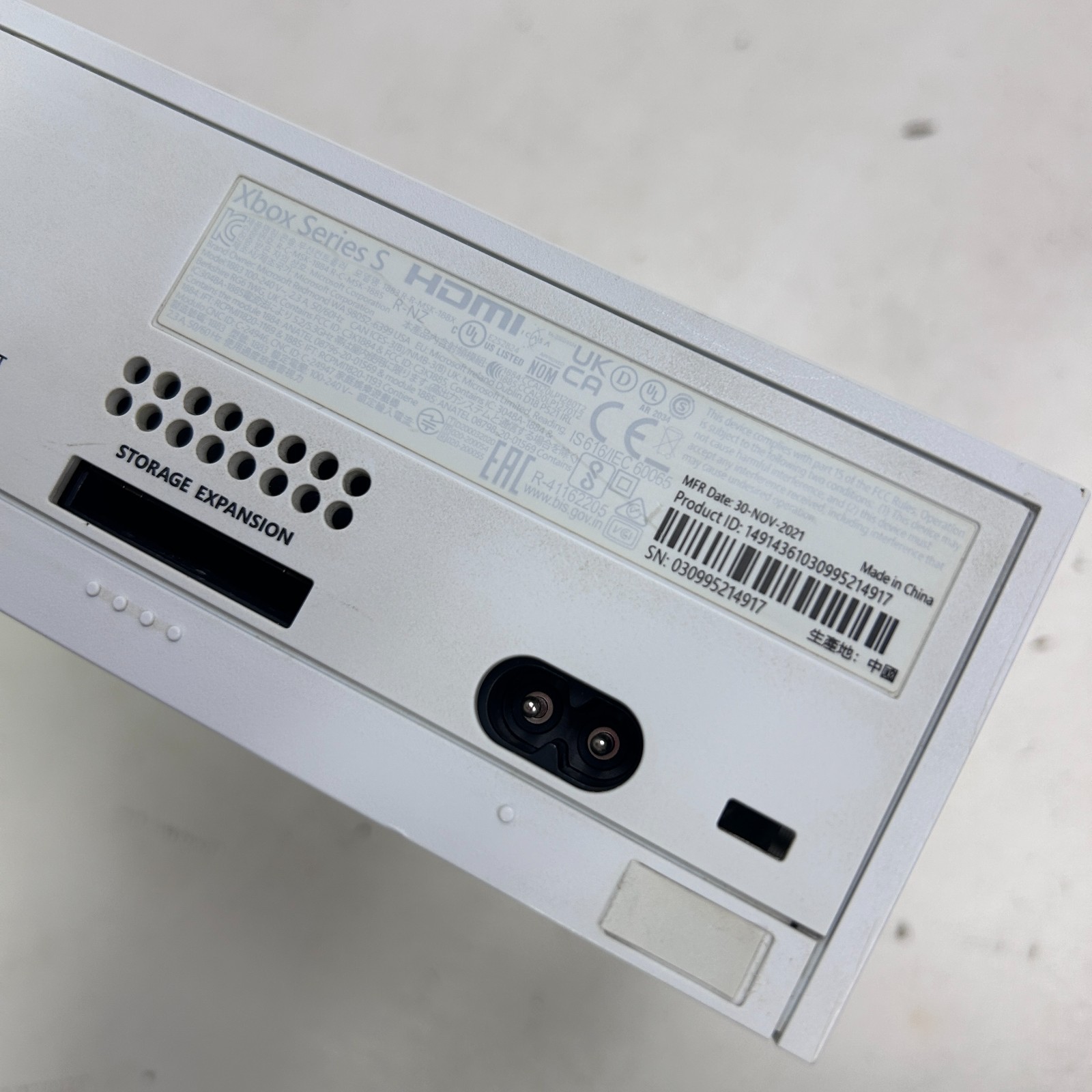 READ Microsoft Xbox Series S 512GB Console Gaming System Only White 1883