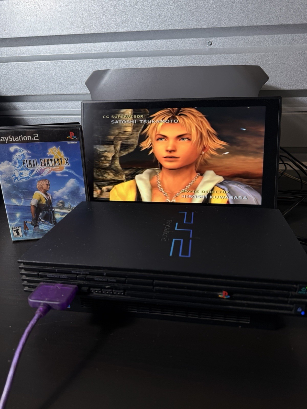 Sony PlayStation 2: Fat Console (SCPH-30001) w/FFX, 1 OEM DualShock 2, 1 Mascara