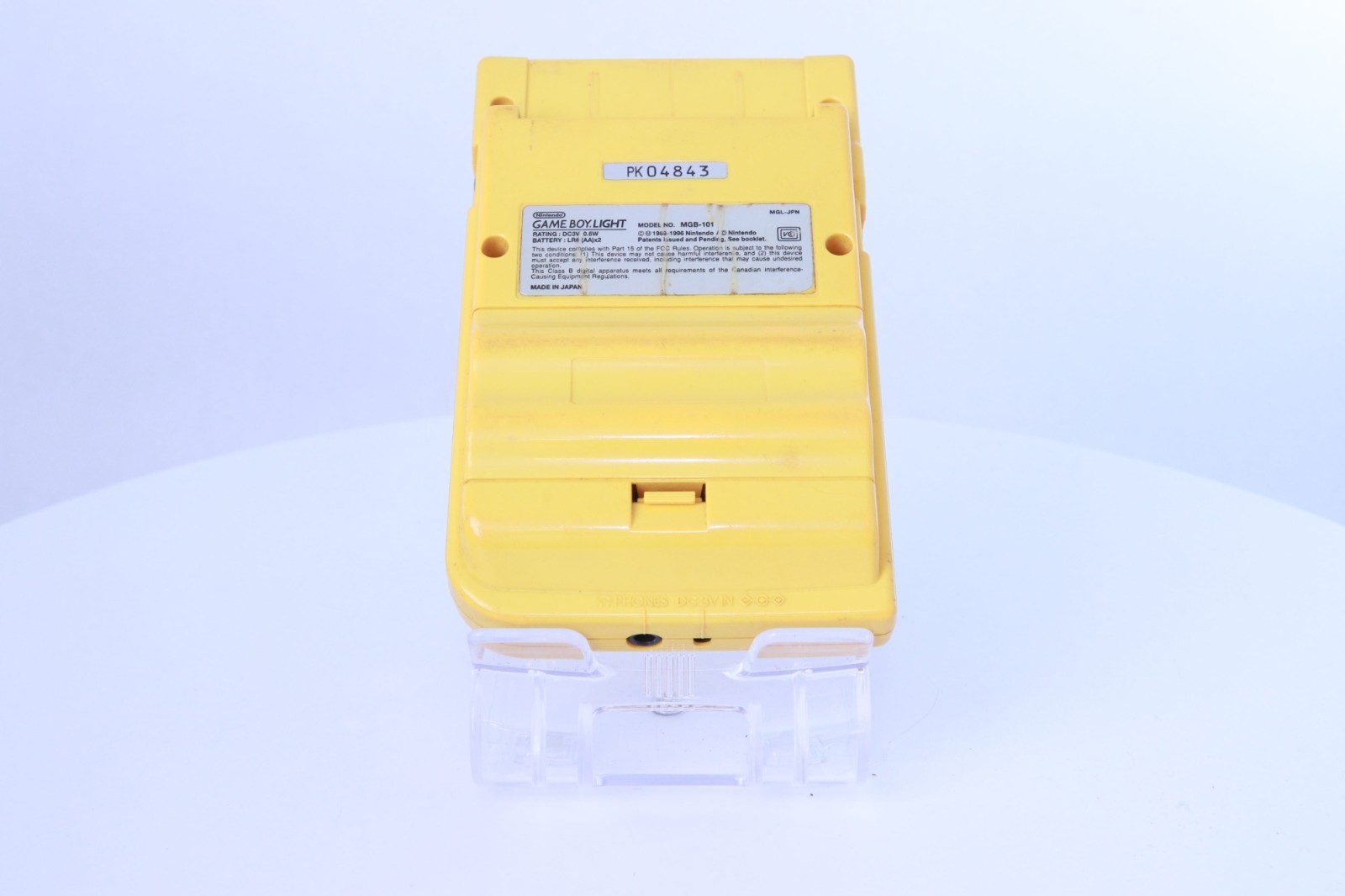 【JUNK】JP Game Game Boy Light Pikachu Edition Pokémon Center Tokyo [ Rank：C]
