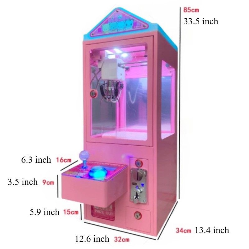 Claw Crane Machine Candy Toy Doll Grabber Catcher Carnival Play Mall 110V 220V