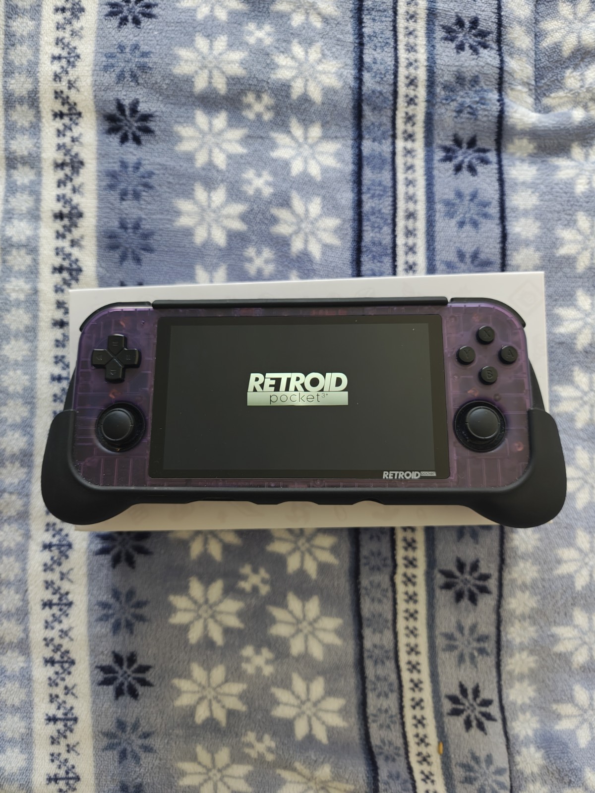 Retro Pocket 3 Plus with Grip Case Purple Clear Color
