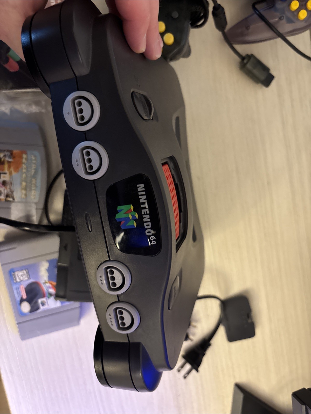 Nintendo 64 Black Console (NTSC-J) Bundle with controllers, games, RGB kit, more