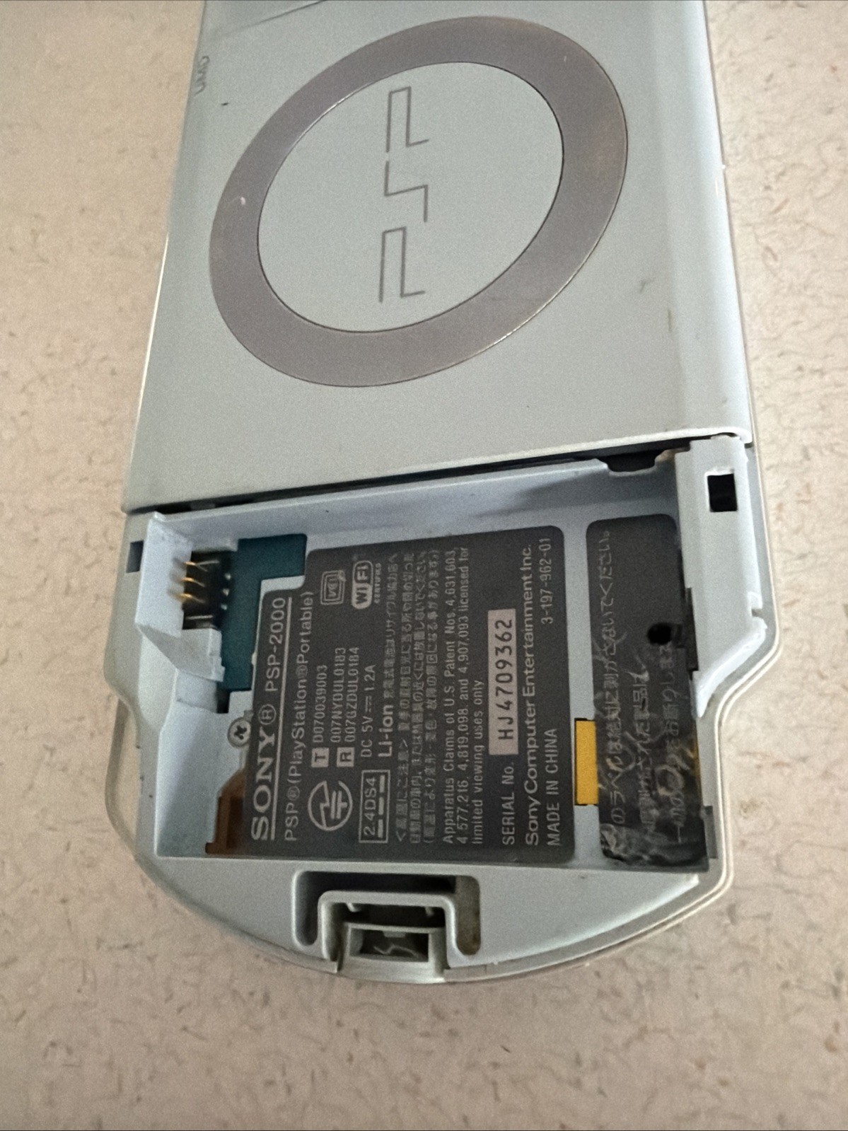 Sony PSP 2000 Launch Edition 64MB Felicia Blue System Powers On No Display