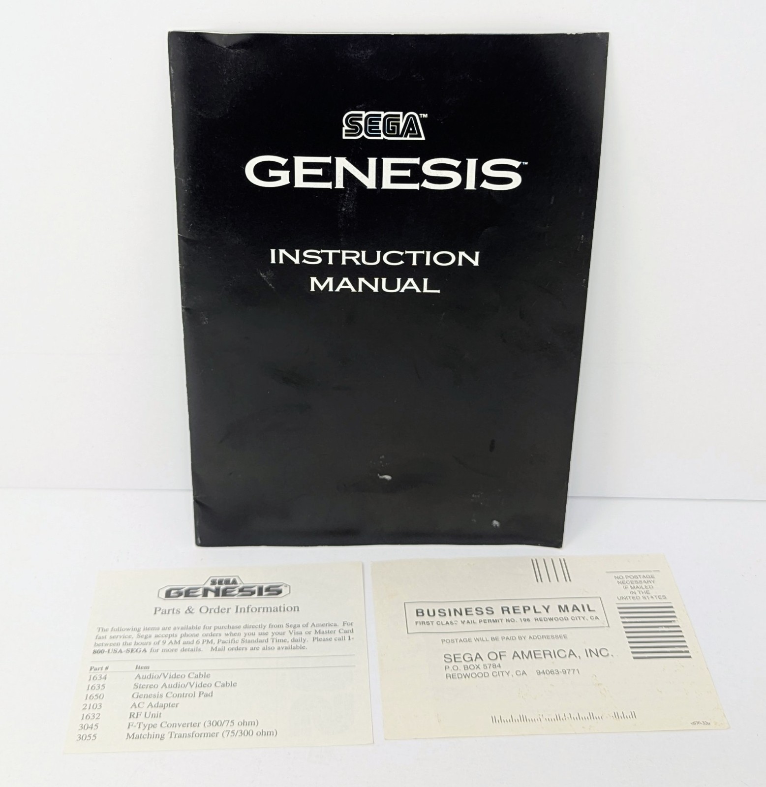 Sega Genesis Model 2 Console Sonic 2 System Box & Manual – No Game – Tested!
