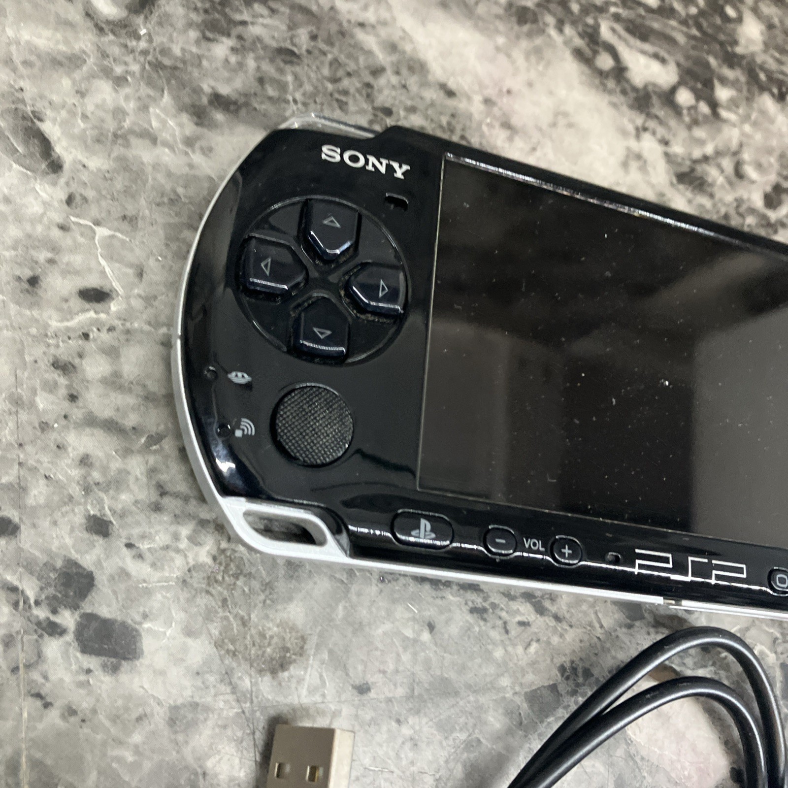 Guaranteed Work Sony PSP-3001 Black PSP Slim W/Charger *needs Memory Stick*