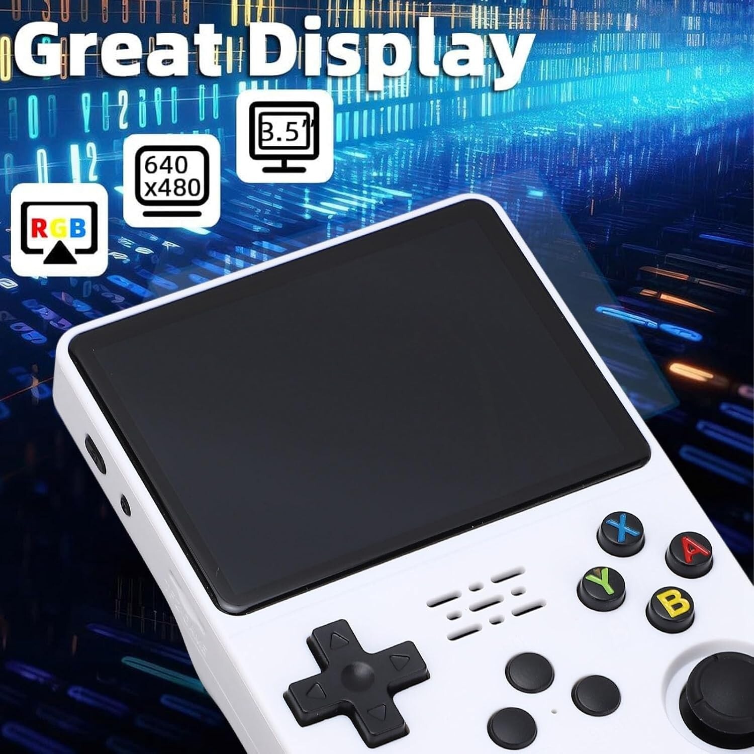 Portable Retro Gaming Console 64GB WiFi 3500mAh Battery Over 15000 Games