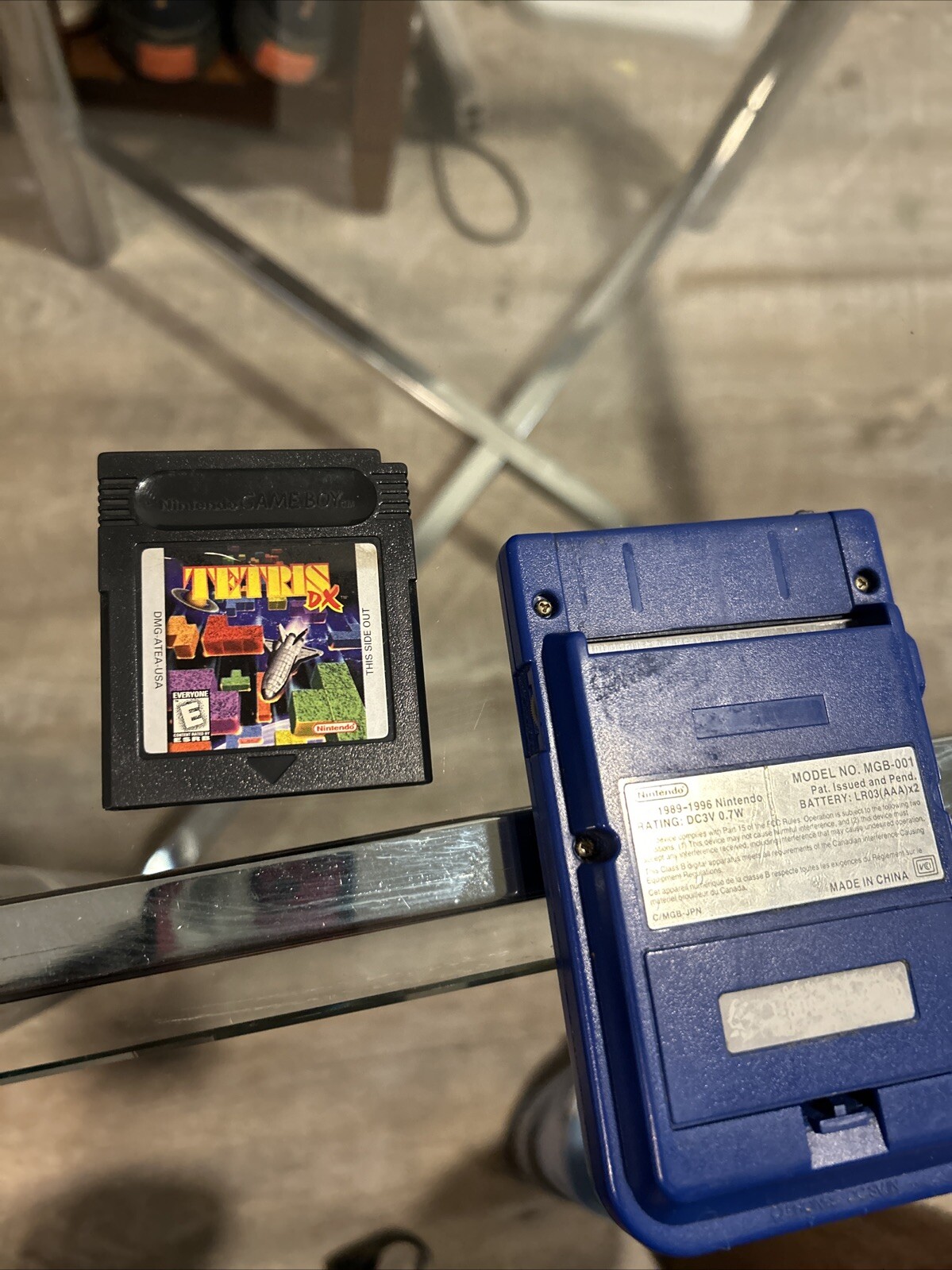 Nintendo Game Boy Pocket MGB-001 Blue Handheld Console System – Tested