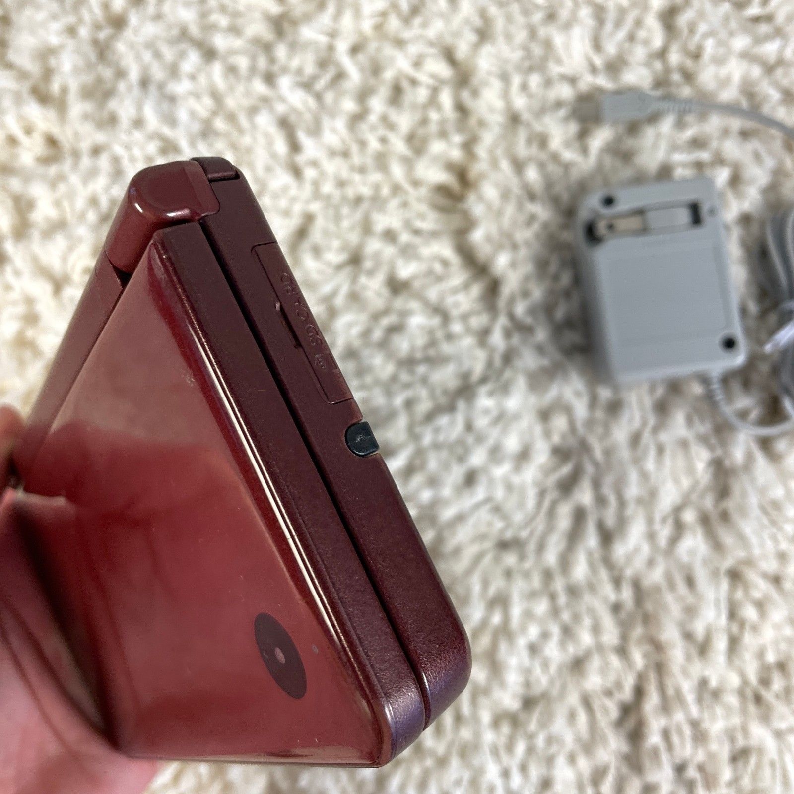 Nintendo DSi XL Red Burgundy Handheld Console System UTL-001 Tested