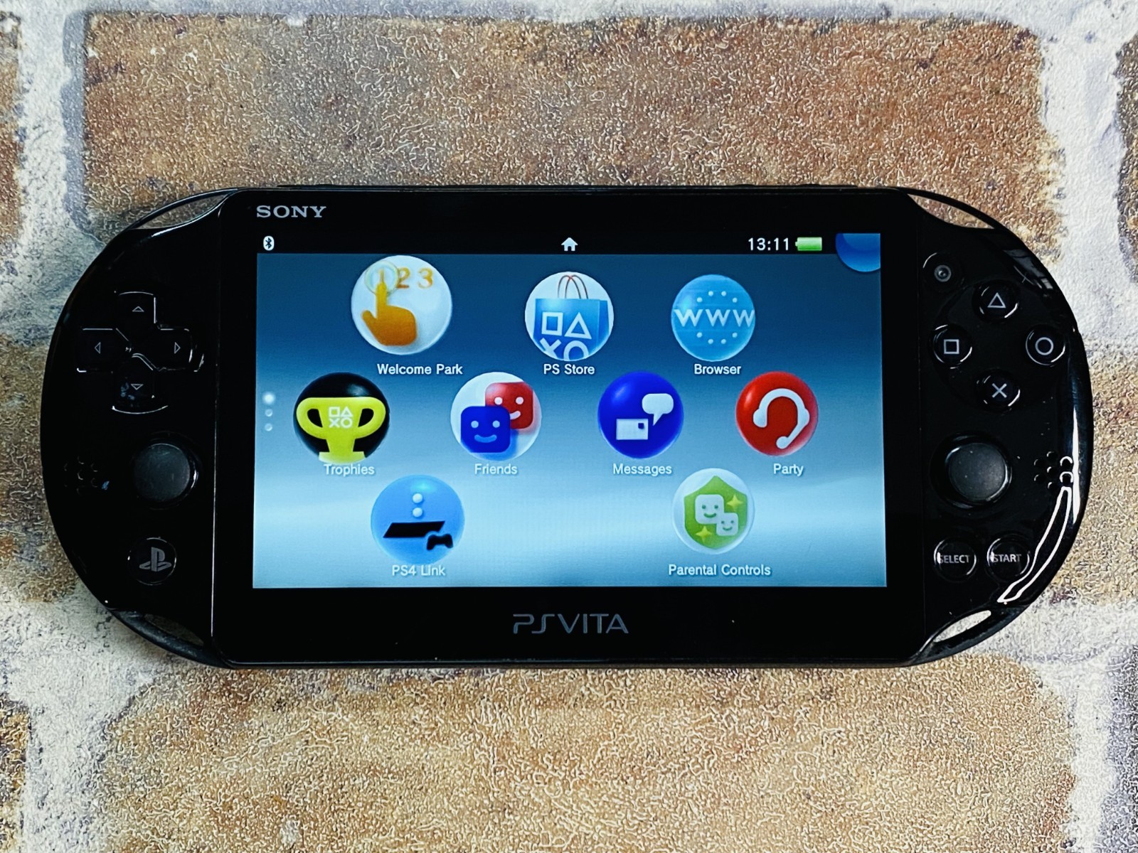 PS Vita Black PCH 2000 SONY PlayStation Japan Tested 8GB Charger MobileCase EX P