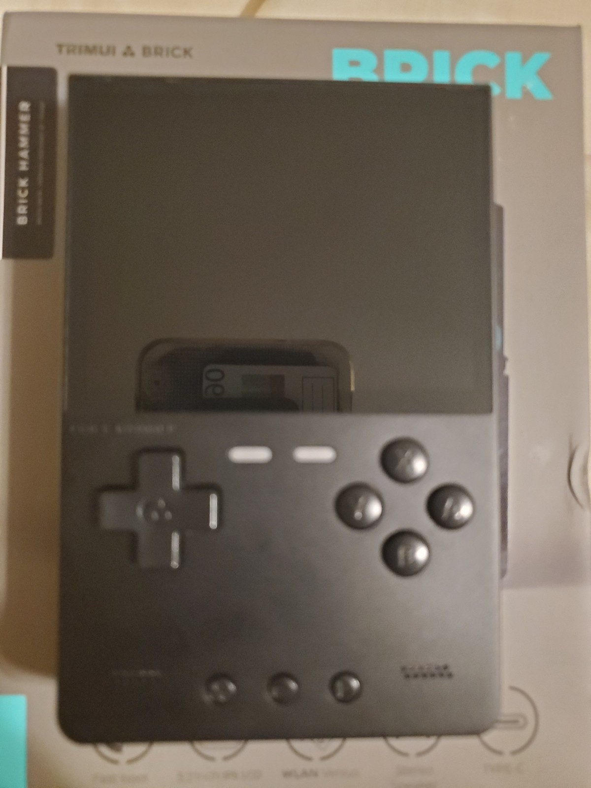 TRIMUI Brick Hammer Handheld System Black (SD CARD NOT INCLUDED)