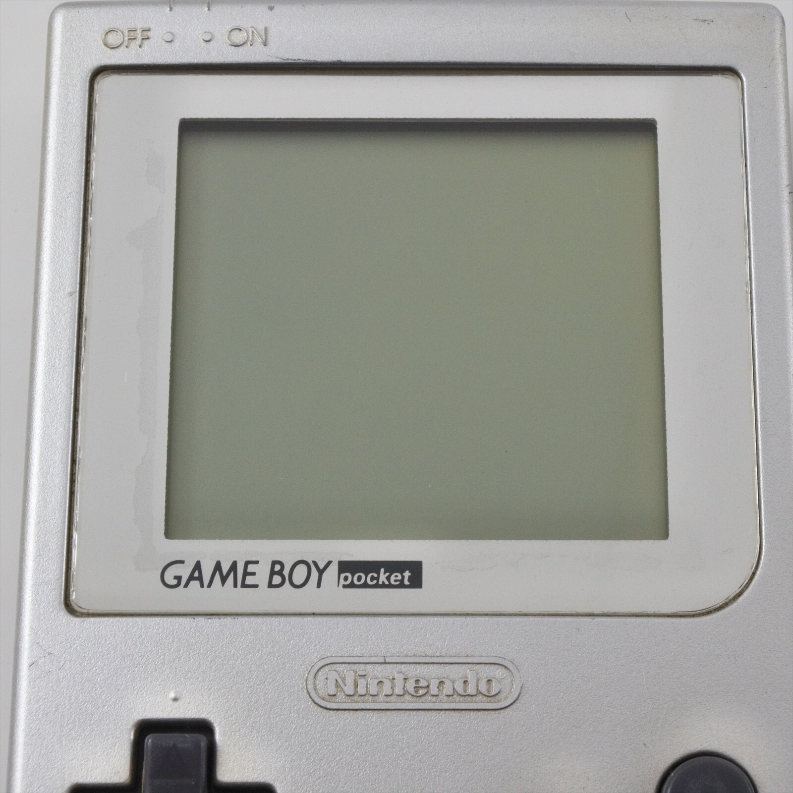 Gameboy Pocket Console SILVER MGB-001 made in CHINA Nintendo MH10368198 gb