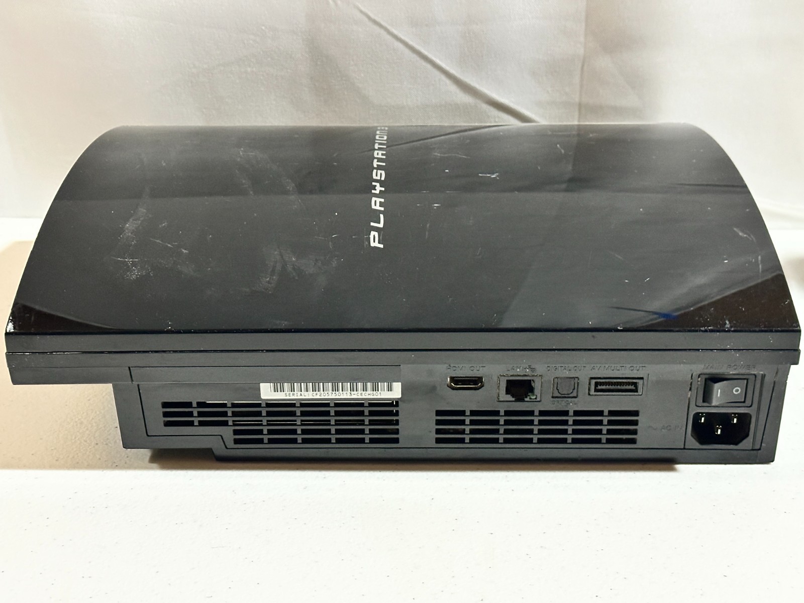 Sony PlayStation 3 PS3 FAT CBEH1000 Console Only No Cords UNTESTED