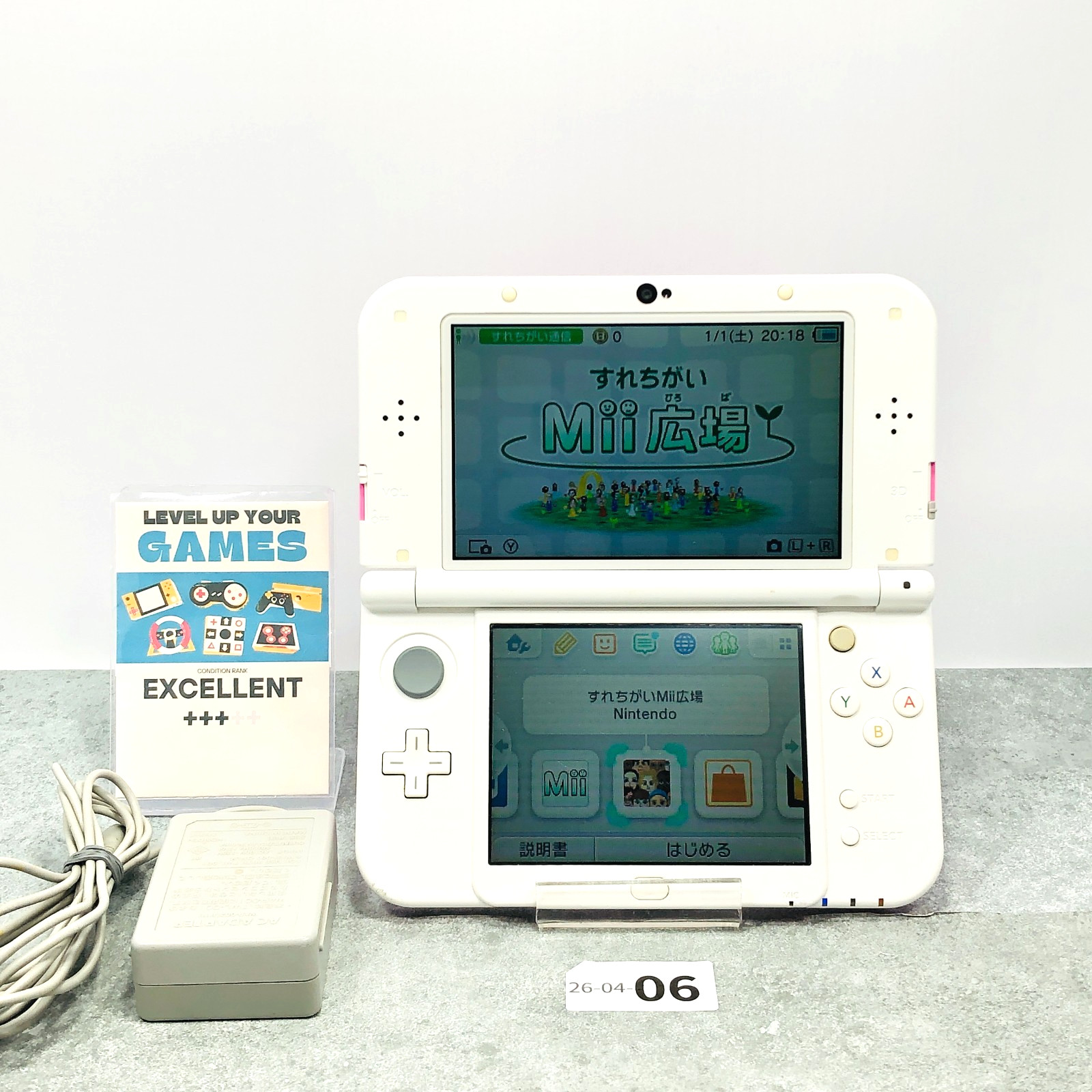 [Dual IPS] [EX+3] Nintendo New 3DS LL XL Pink White Console Region NTSC-J 04-06