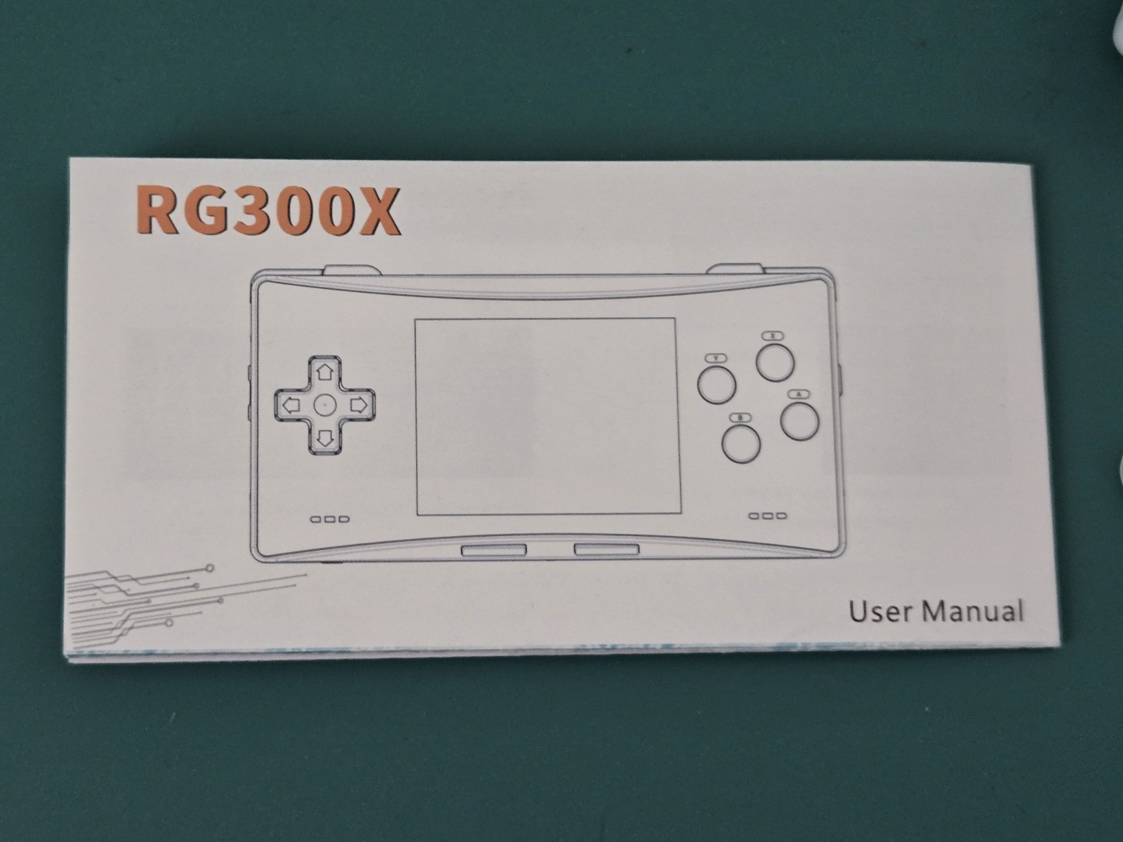 Anbernic RG 300x with 64GB & 16GB storage Console Charging Cable User Manual