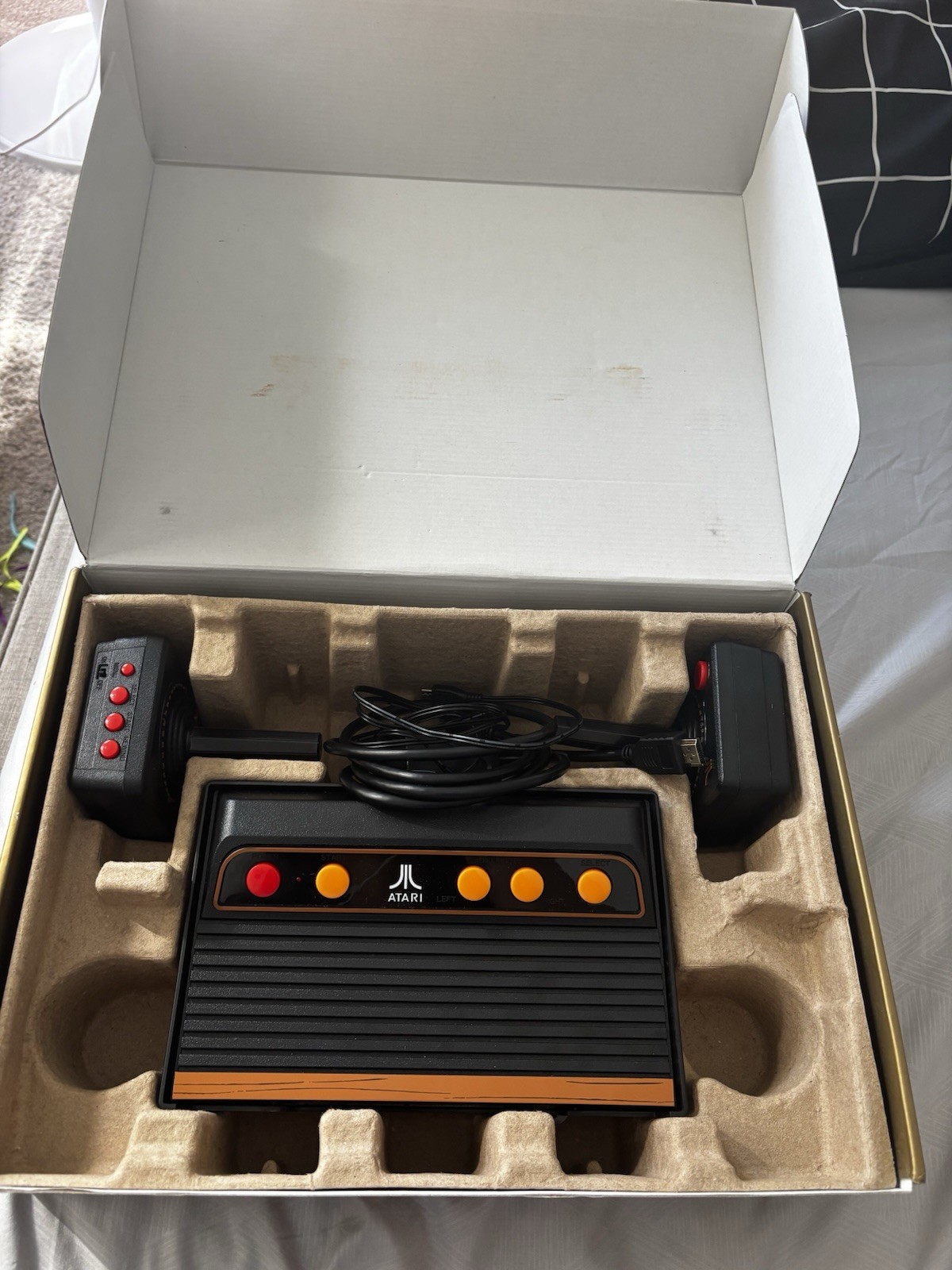 ATARI flashback 9 Gold 120 Built-in Games, Wireless Controllers With HDMI CORD