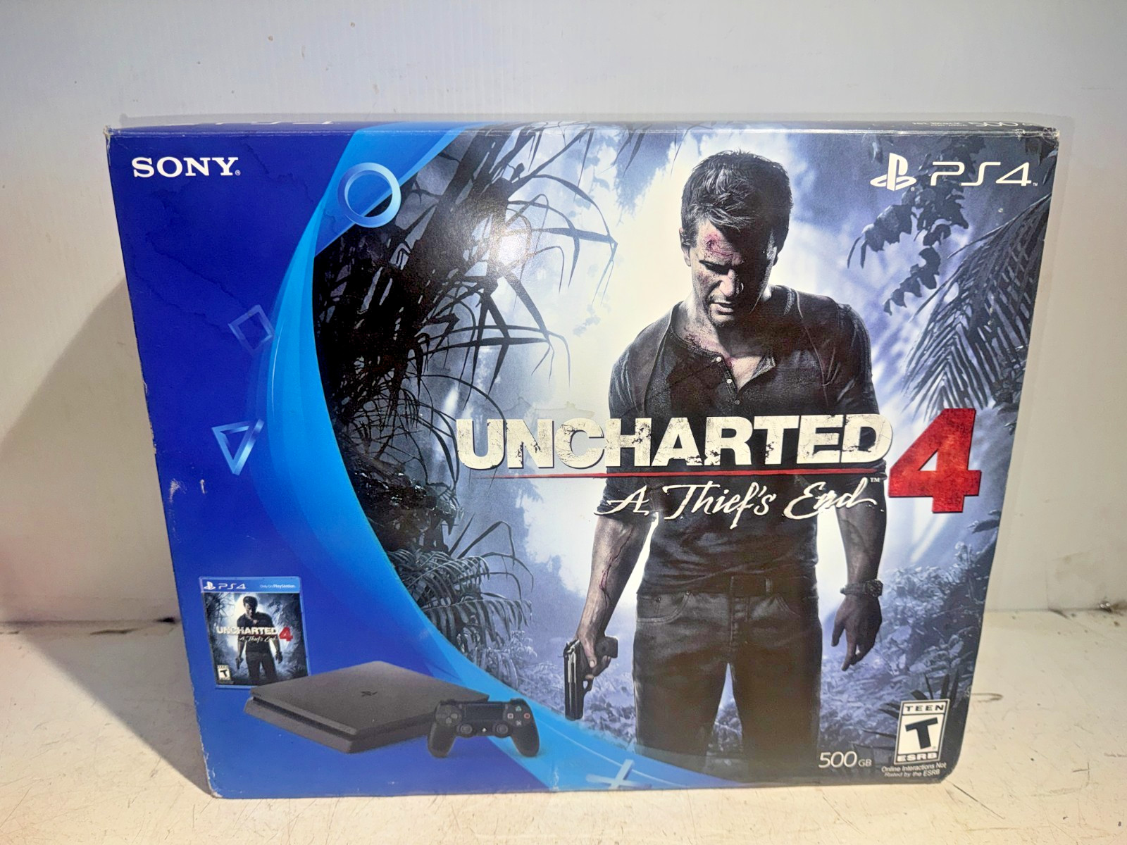 Sony PS4 Slim 500GB Console w/ Uncharted 4 Bundle CUH-2016A – NEW Sealed