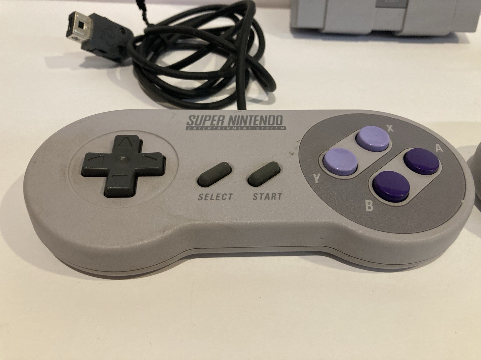 Super Nintendo SNES Classic Edition Console Gaming System CLV-201 Gray Working