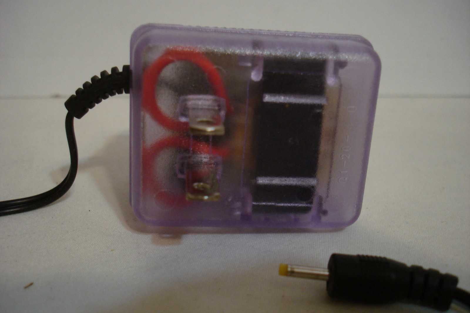 Nintendo Game Boy Color System Clear Atomic Purple w/ Pelican Accessories