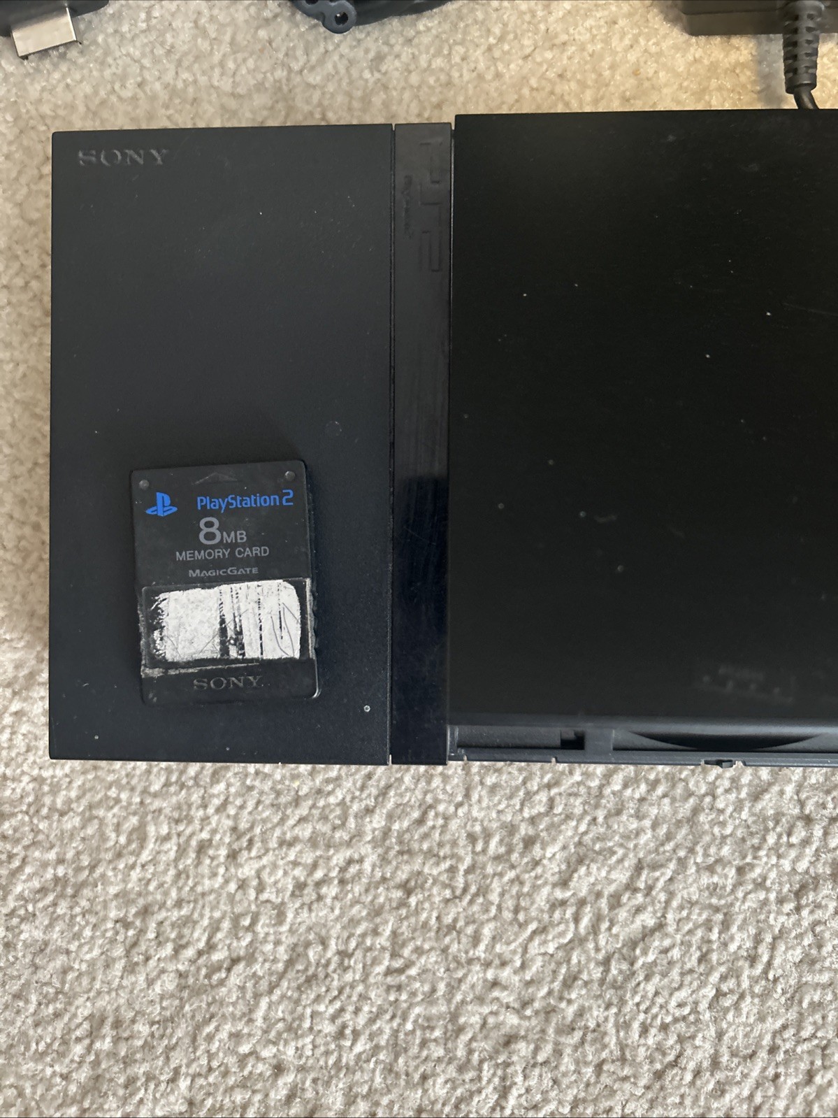 Sony PlayStation 2 Slim PS2 SCPH-70012 W/Cables HDMI 1 Controller Memory Card